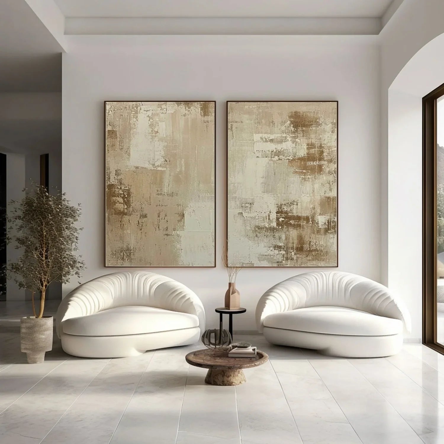 Black Minimalist Textured Painting #MZ142
