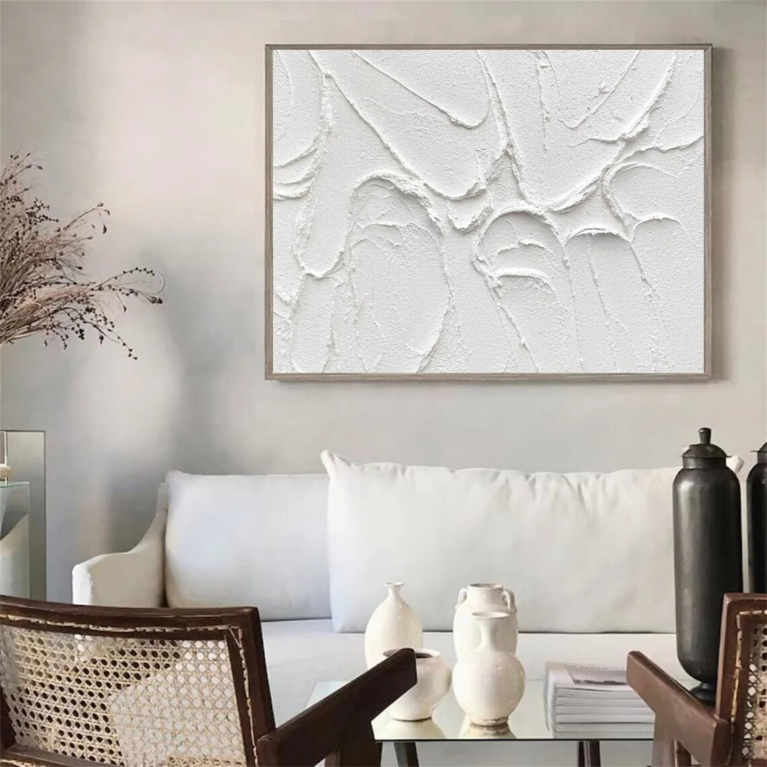 Plaster Art Minimalist Textured Painting #MM197