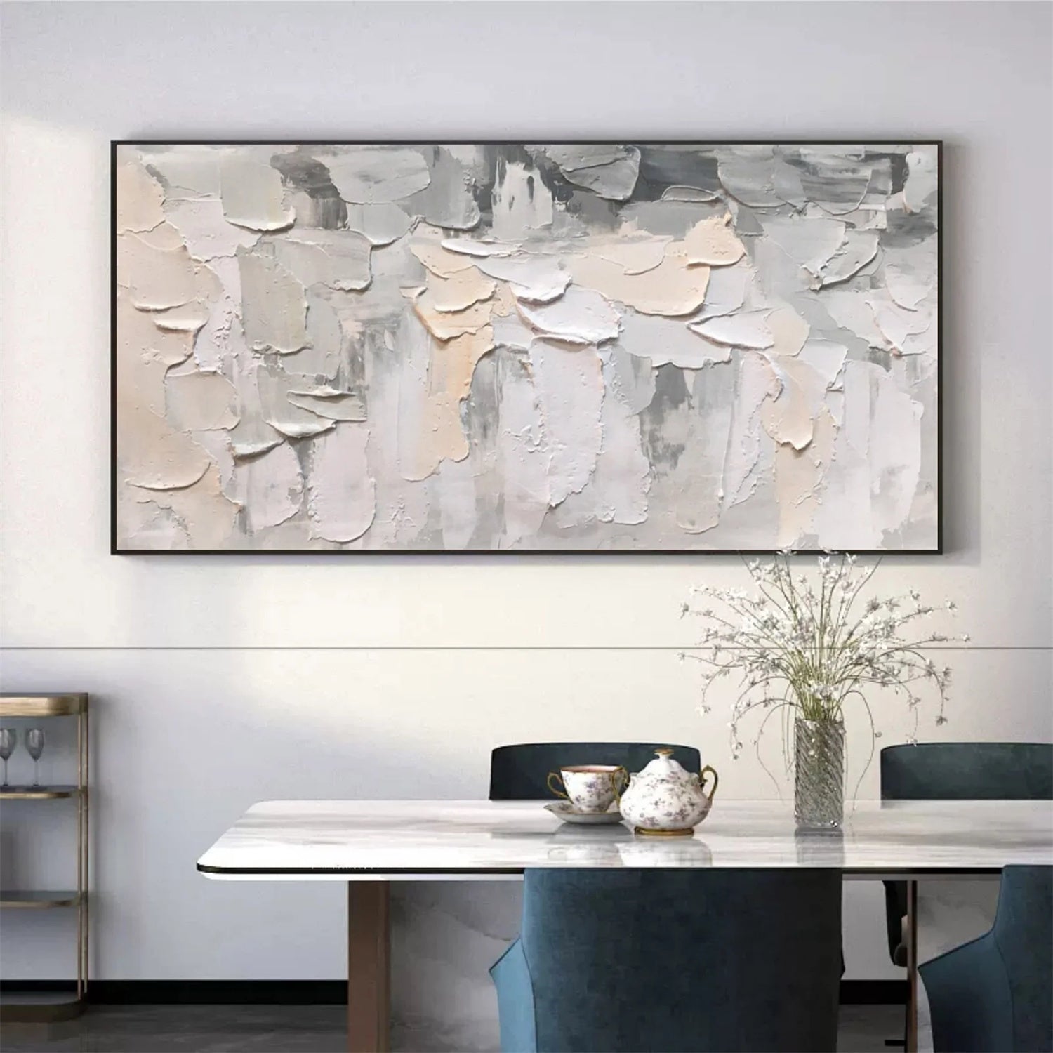 Plaster Art Minimalist Textured Painting #MM102