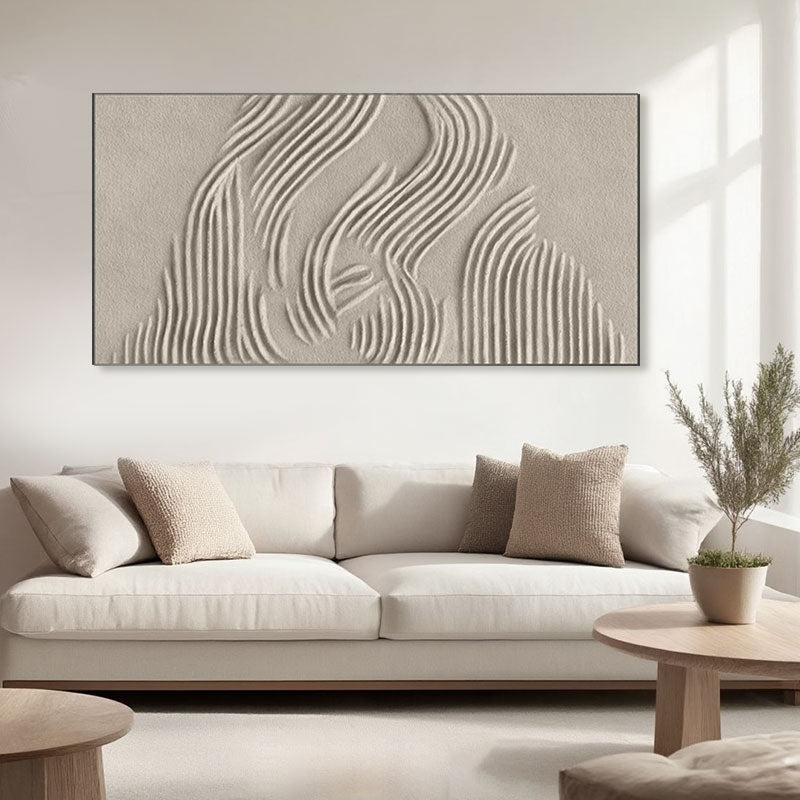 Beige & Brown Abstract #BB144