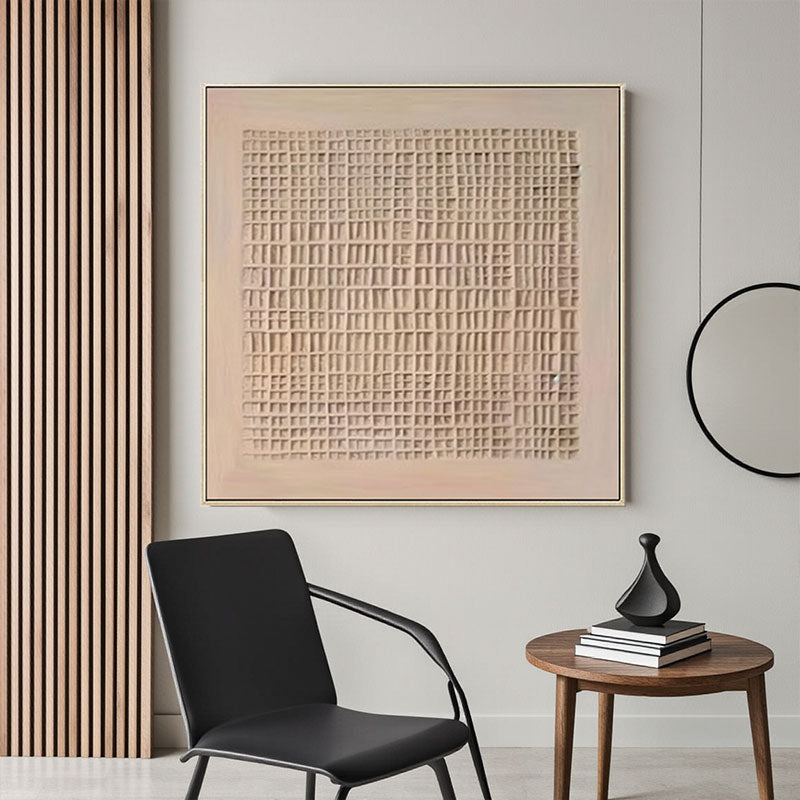 Beige & Brown Abstract #BB025