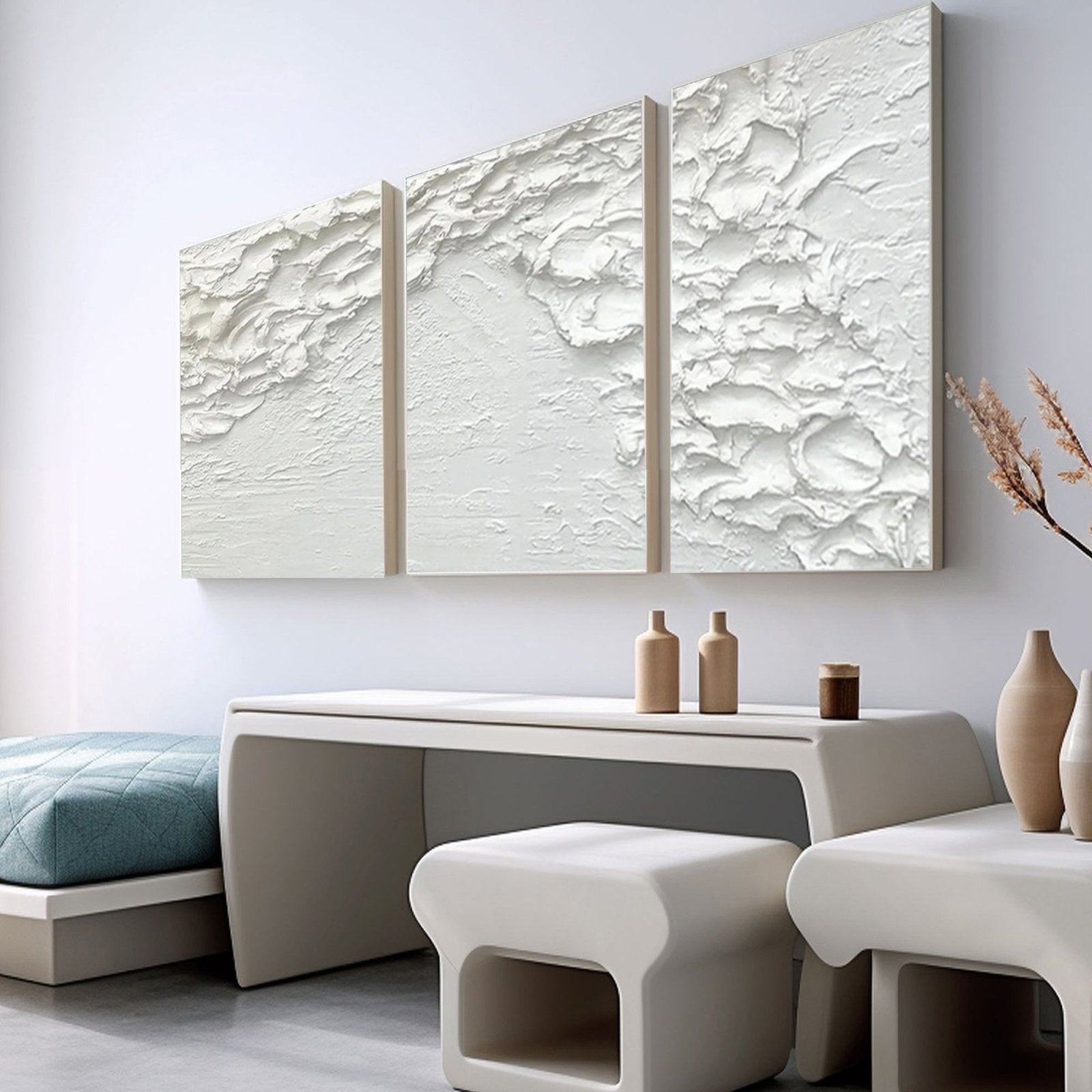 3D Textured Painting "Suspiro de Cal"
