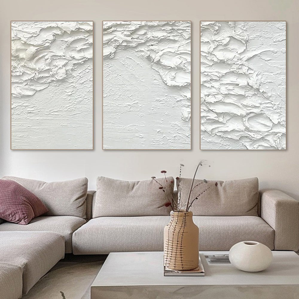 3D Textured Painting "Suspiro de Cal"