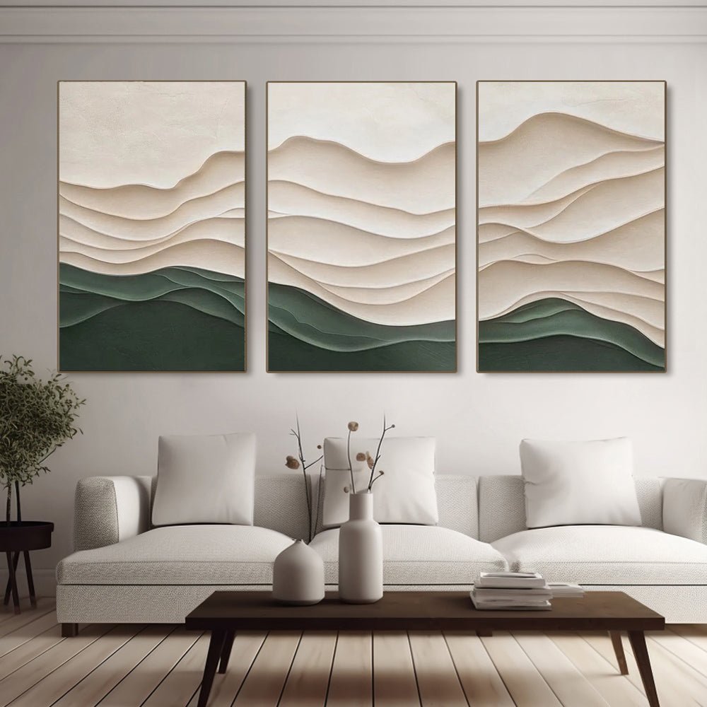 3D Textured Painting "Valle Interior"