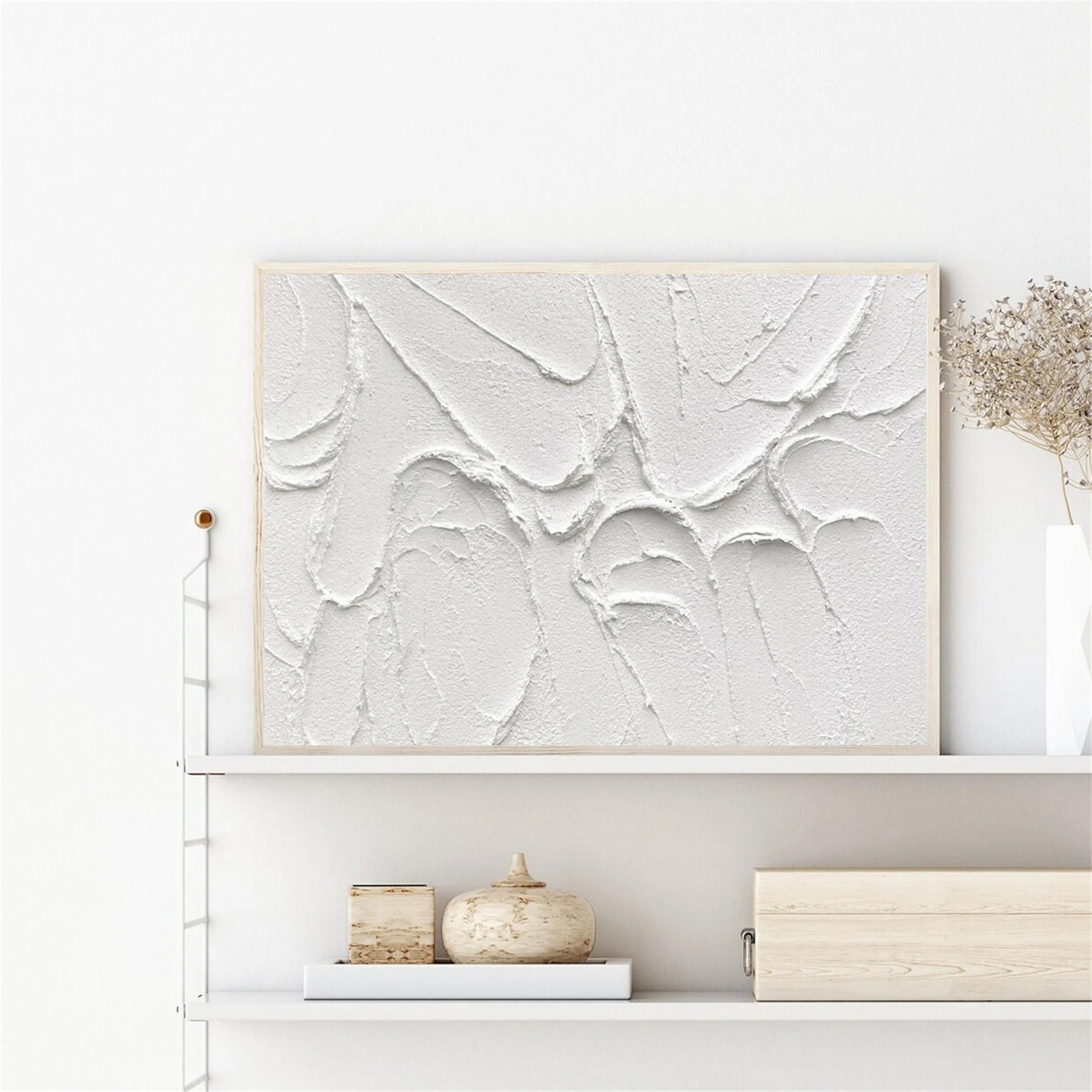 Plaster Art Minimalist Textured Painting #MM197