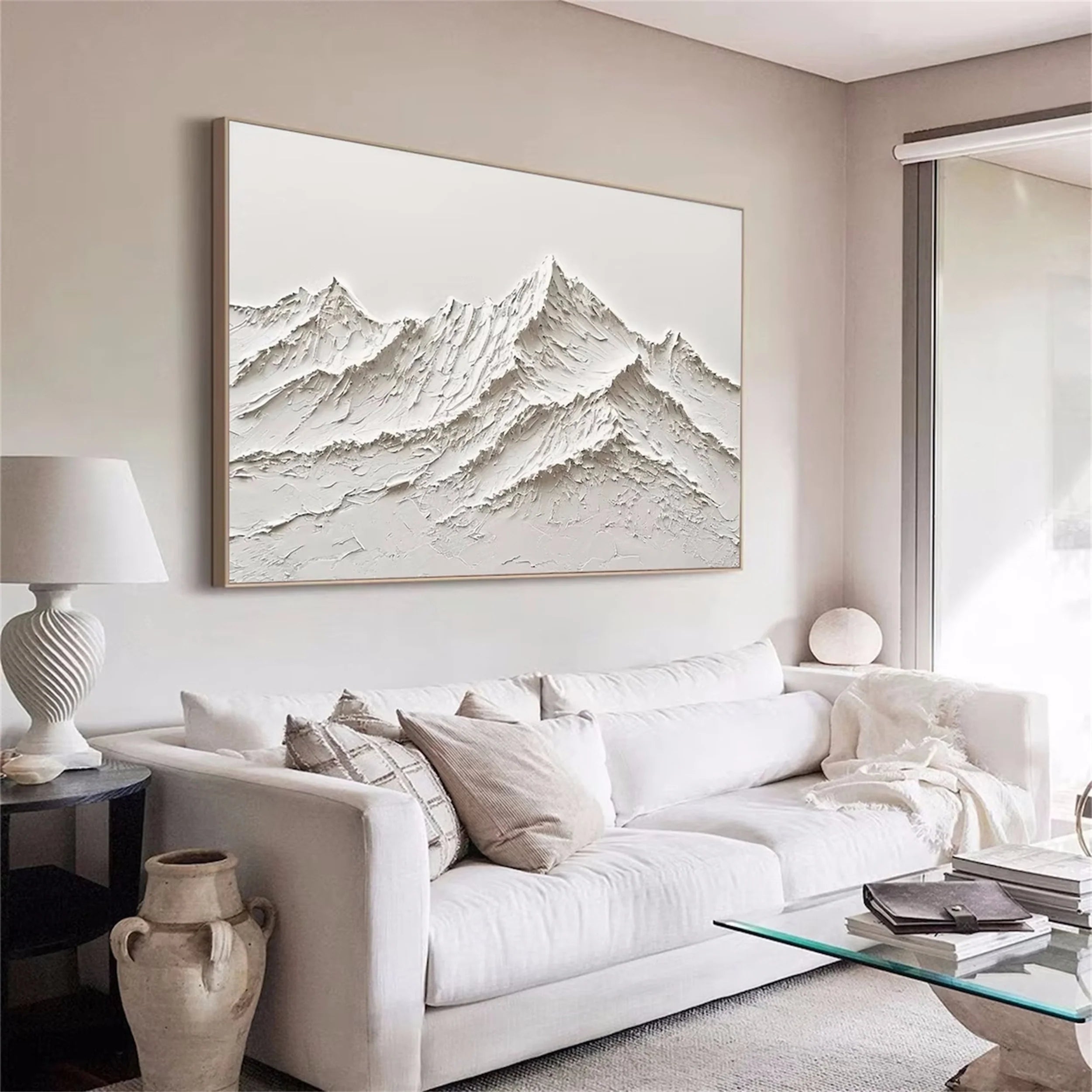 Plaster Art Minimalist Textured Painting #MM118