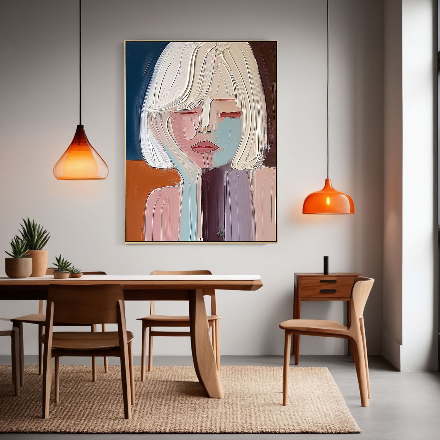 Plaster Art Texture Painting #OP002