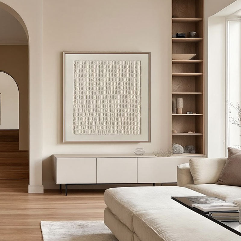 Beige & Brown Abstract #BB136