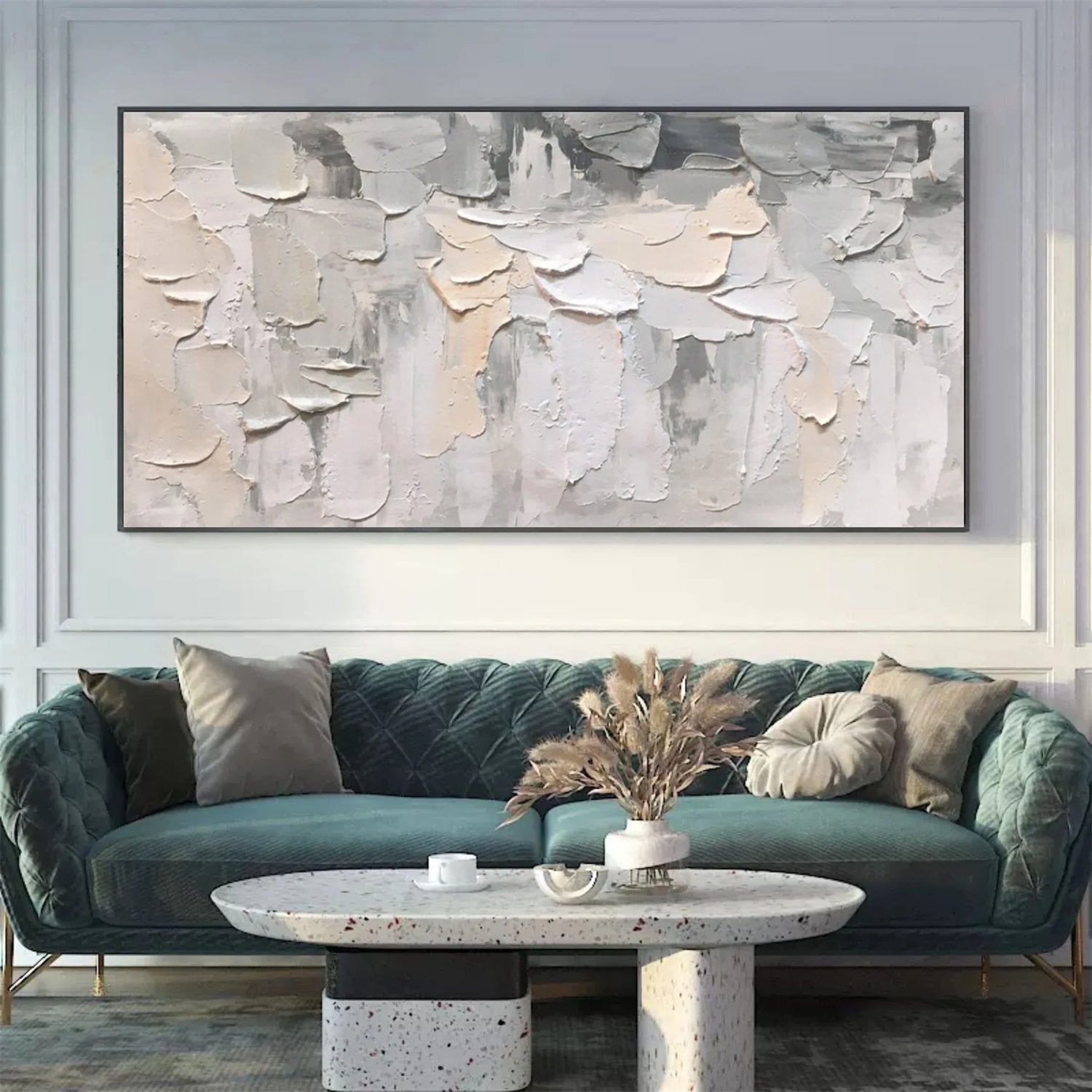 Plaster Art Minimalist Textured Painting #MM102