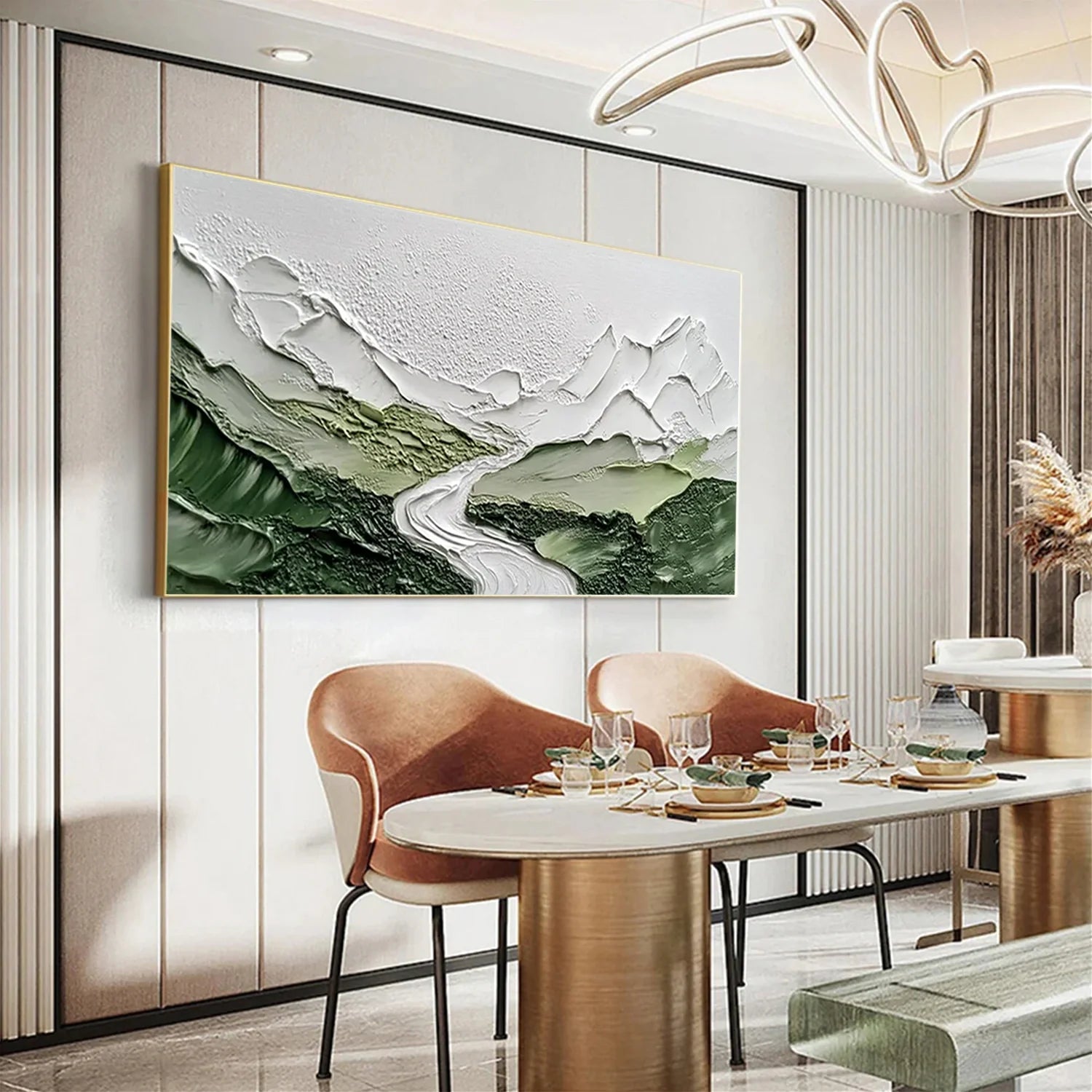 Plaster Art Minimalist Textured Painting #MM312