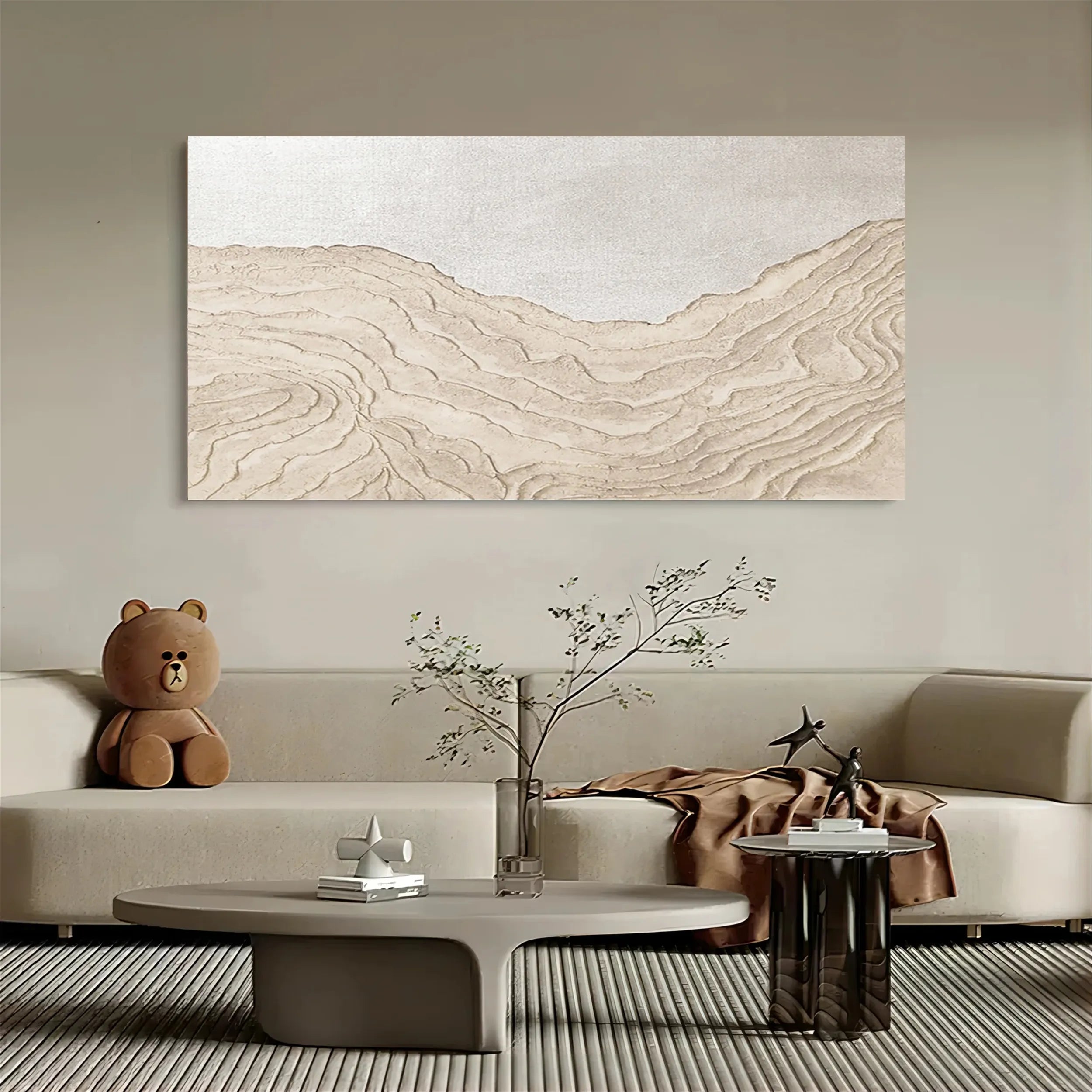 Plaster Art Minimalist Textured Painting #MM194