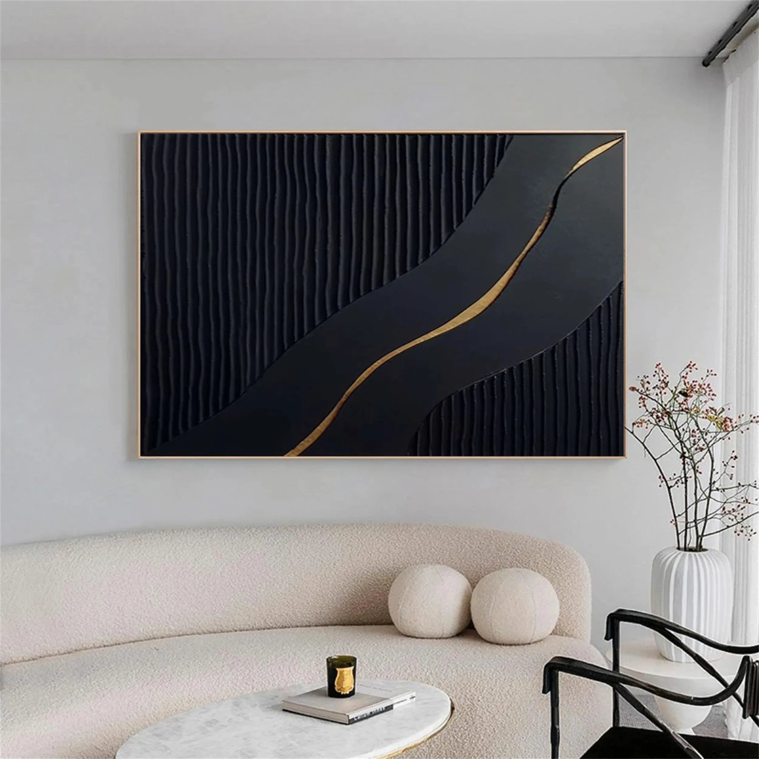 Plaster Art Minimalist Textured Painting #MM194