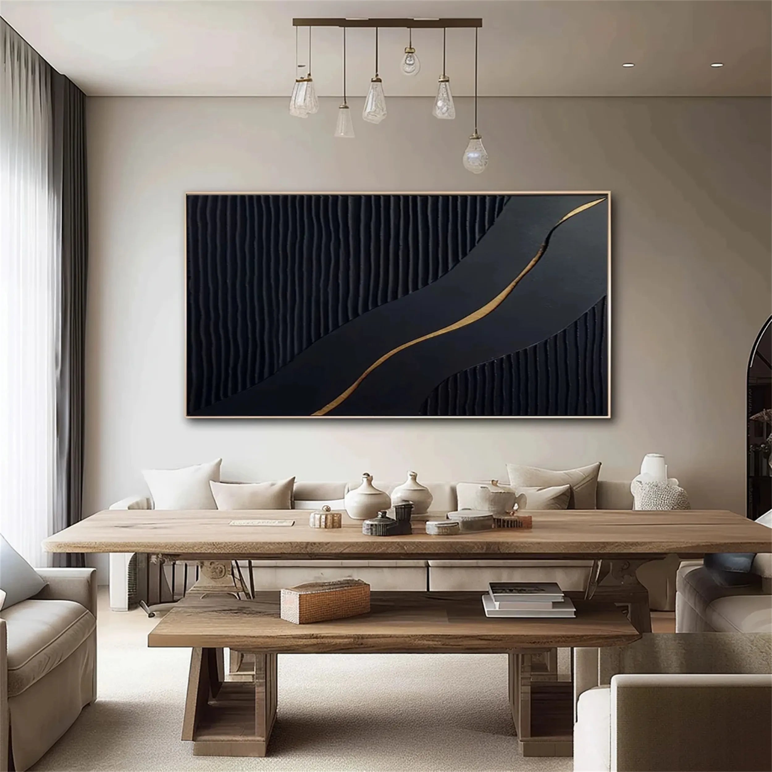 Plaster Art Minimalist Textured Painting #MM194