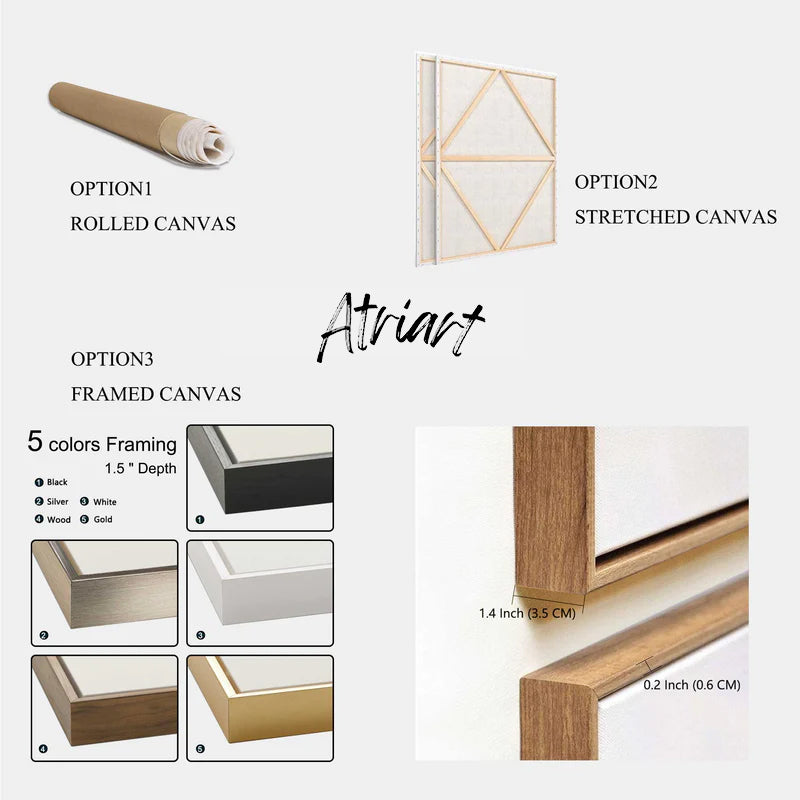 Beige & Brown Abstract Set of 2 #BB066