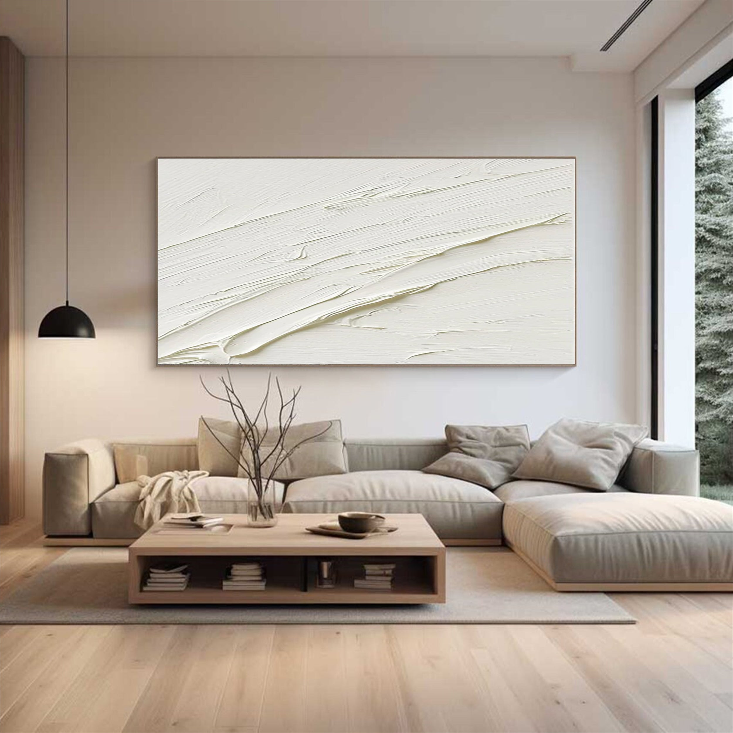 Plaster Art Minimalist Textured Painting #MM162