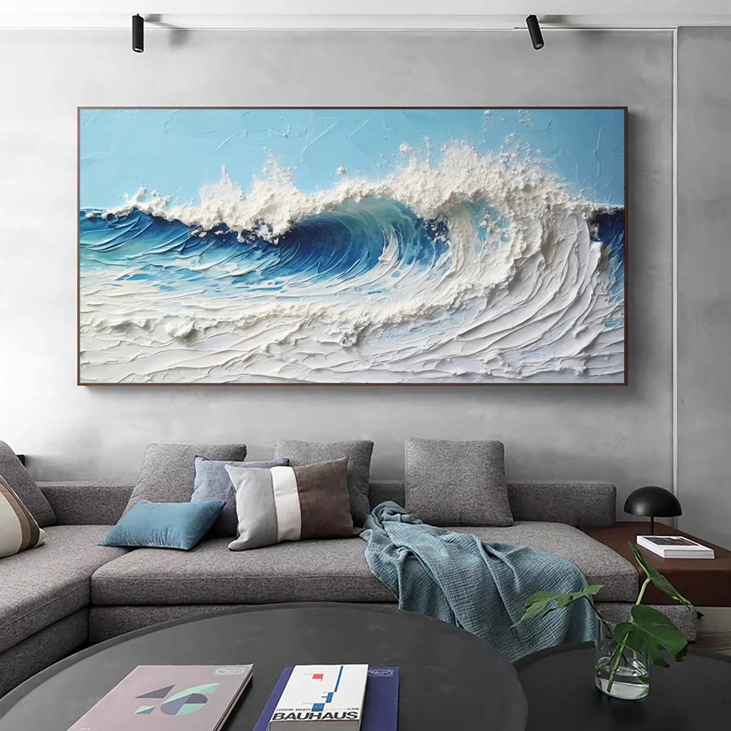 Beige Minimalist Textured Wall Art #MM103