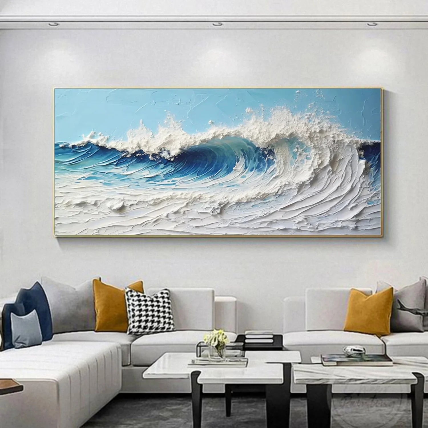 Beige Minimalist Textured Wall Art #MM103
