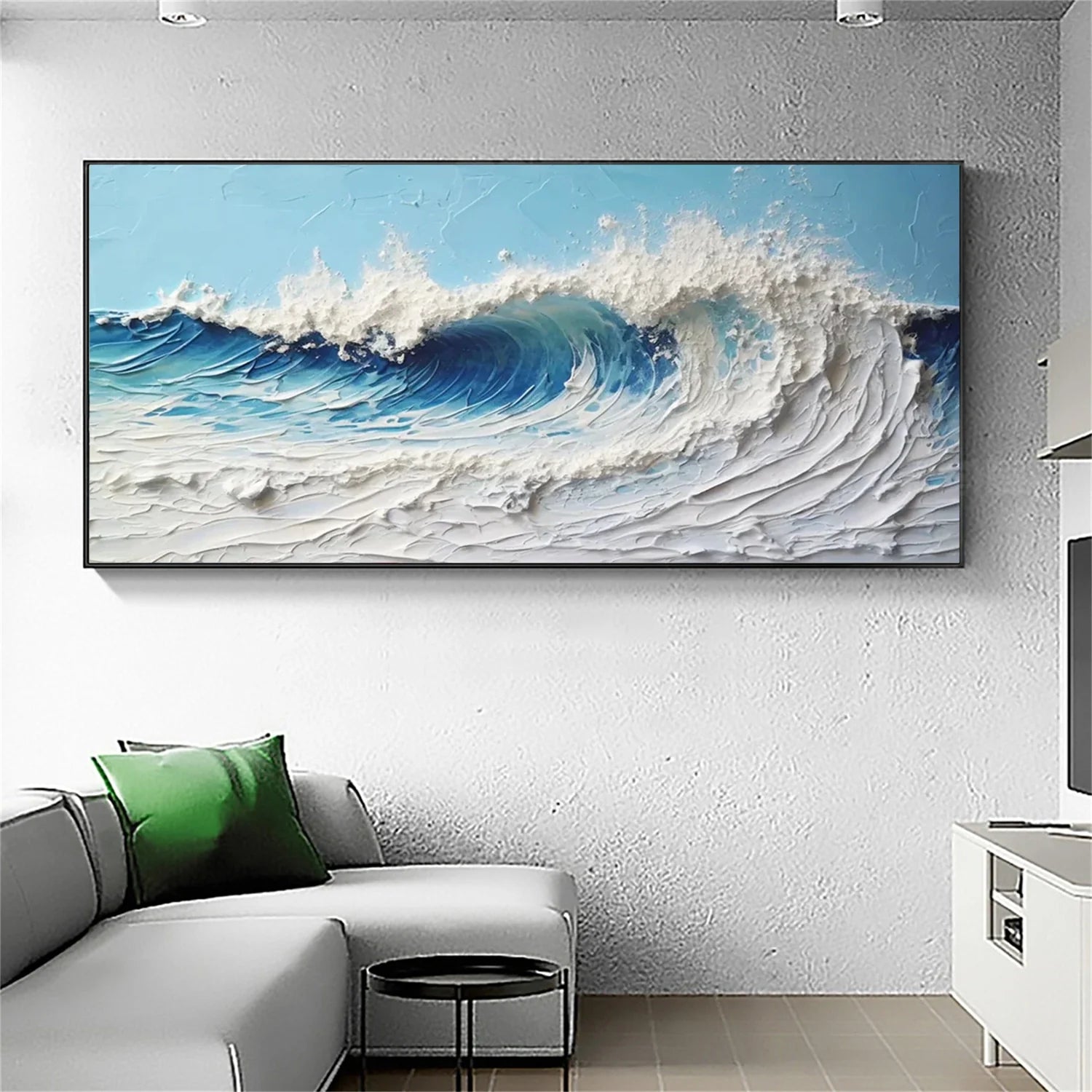 Beige Minimalist Textured Wall Art #MM103