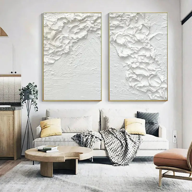 Plaster Art Minimalist Textured Painting #MM018