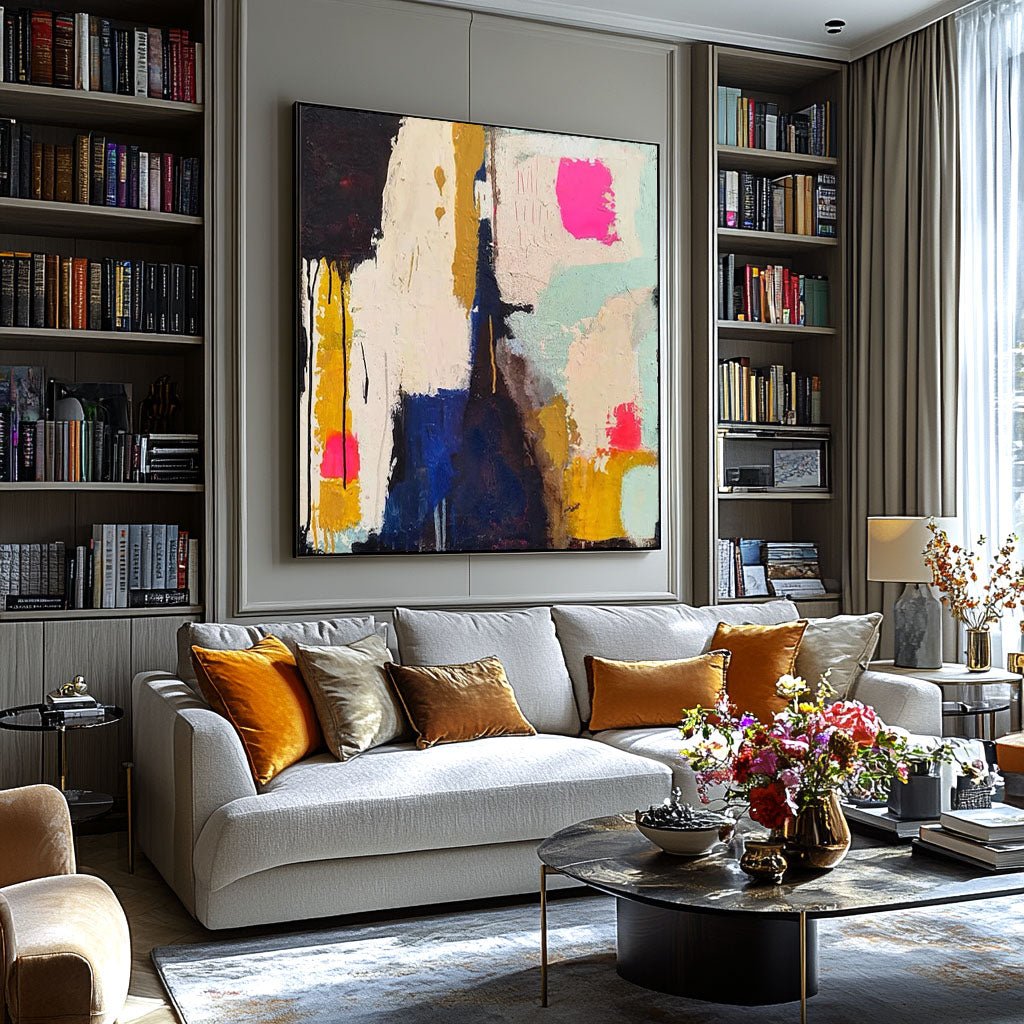 Abstract Art "Éclats de Couleur"