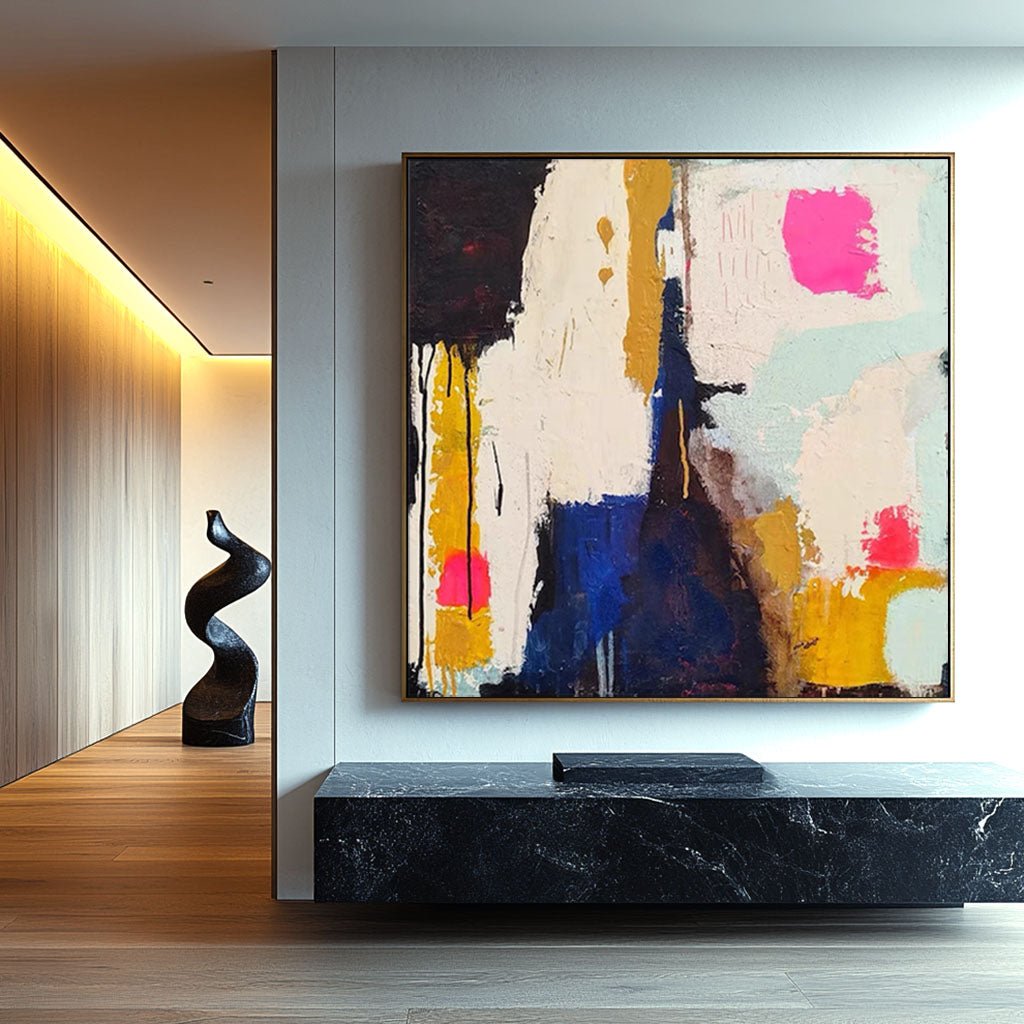 Abstract Art "Éclats de Couleur"
