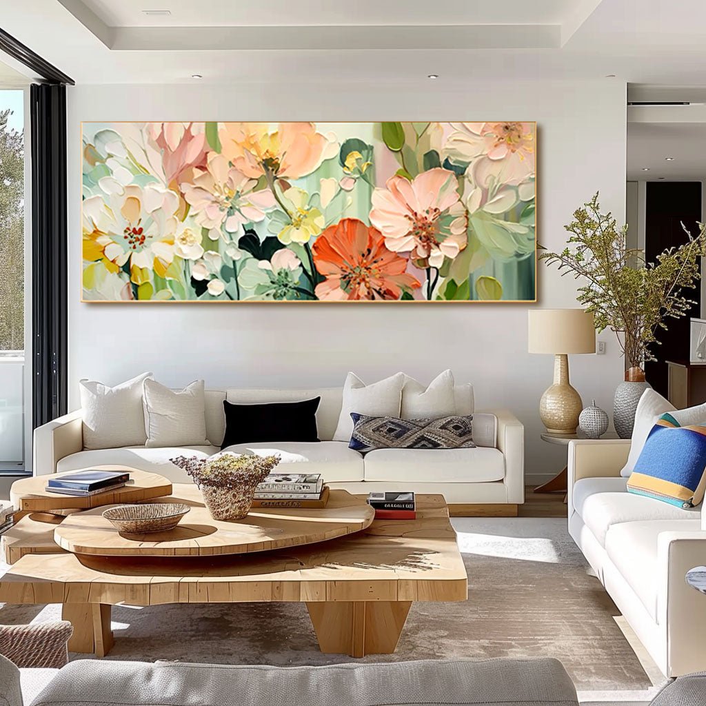 Abstract Colorful Painting "Petals of Infinity"