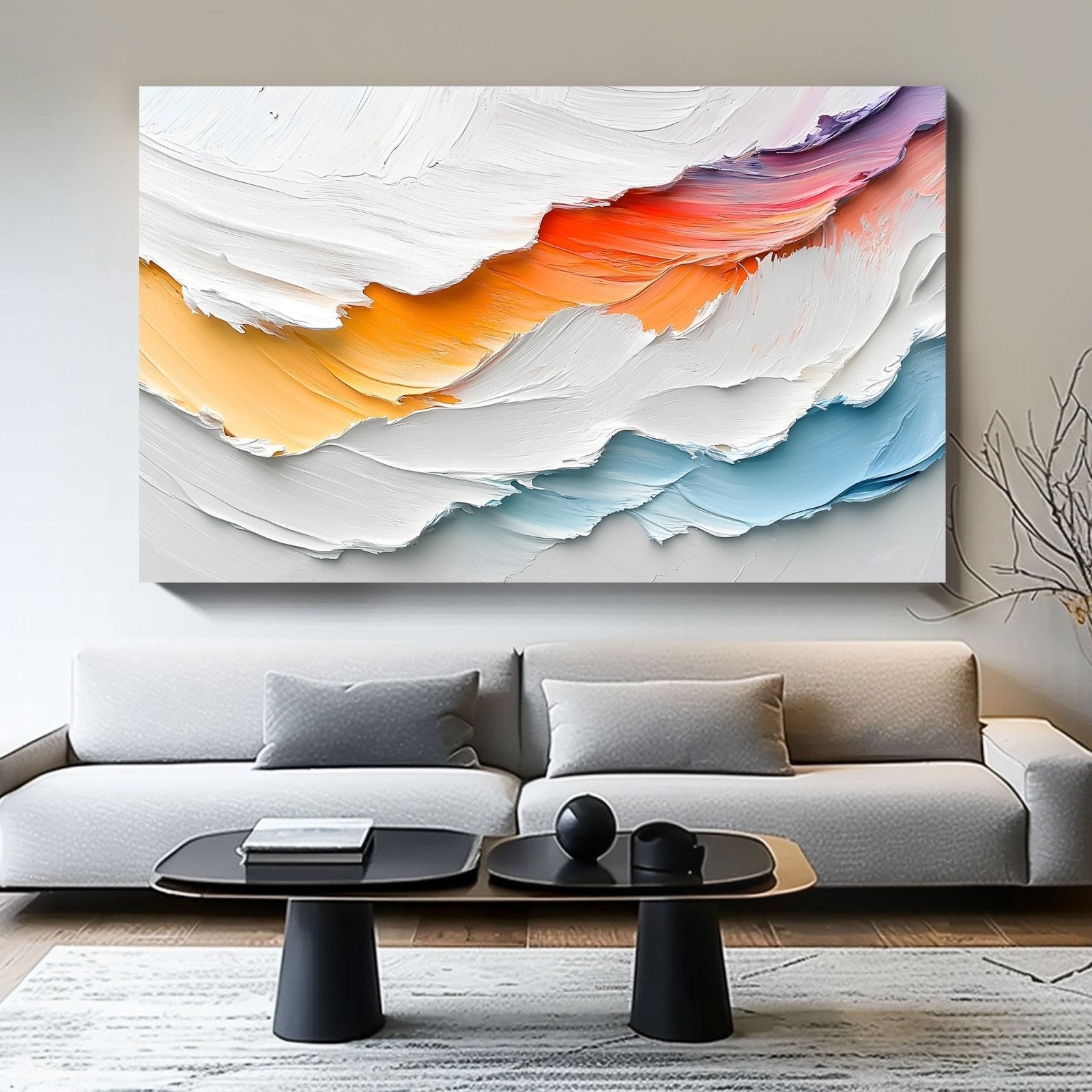 Abstract Painting "Arcoíris de Sentidos"