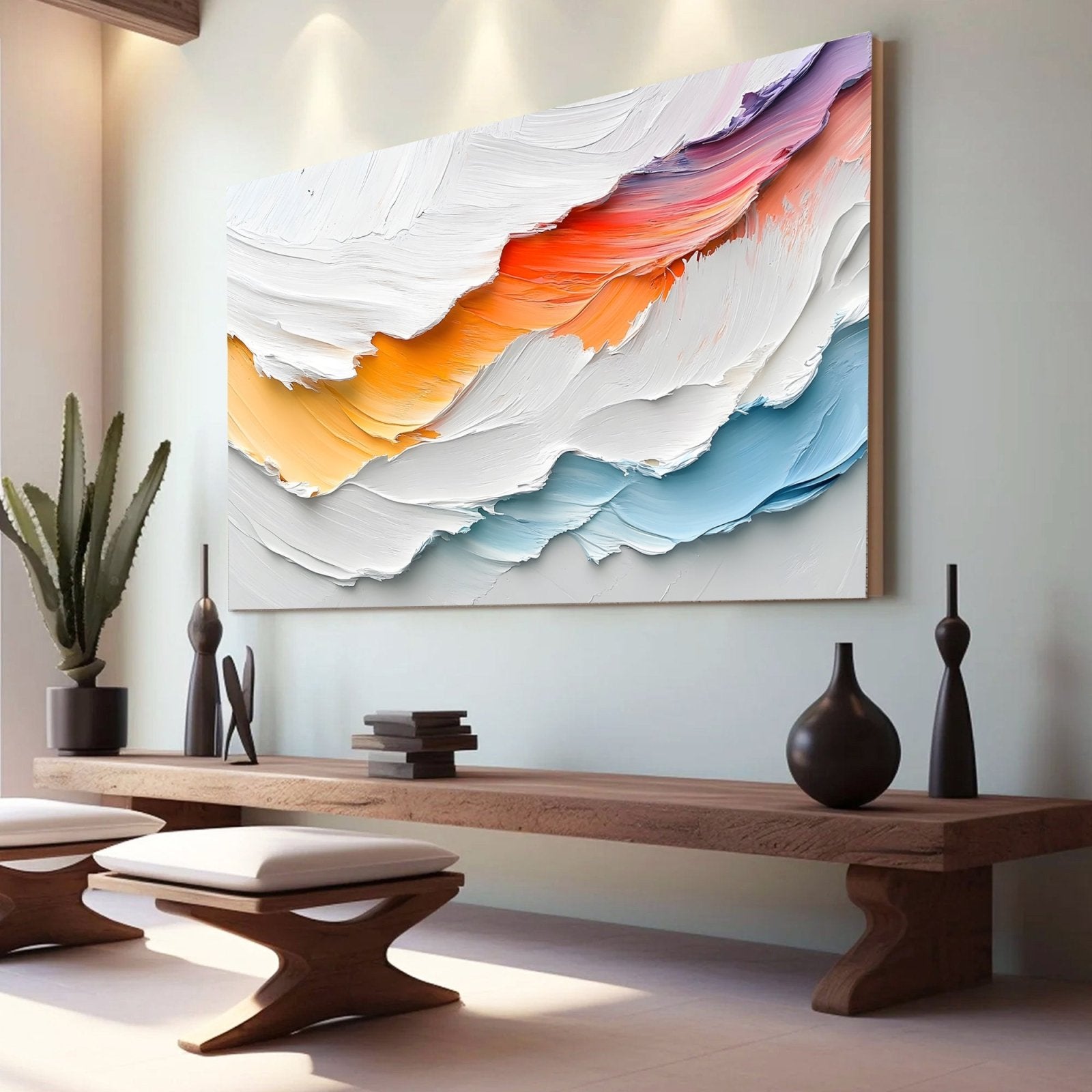 Abstract Painting "Arcoíris de Sentidos"
