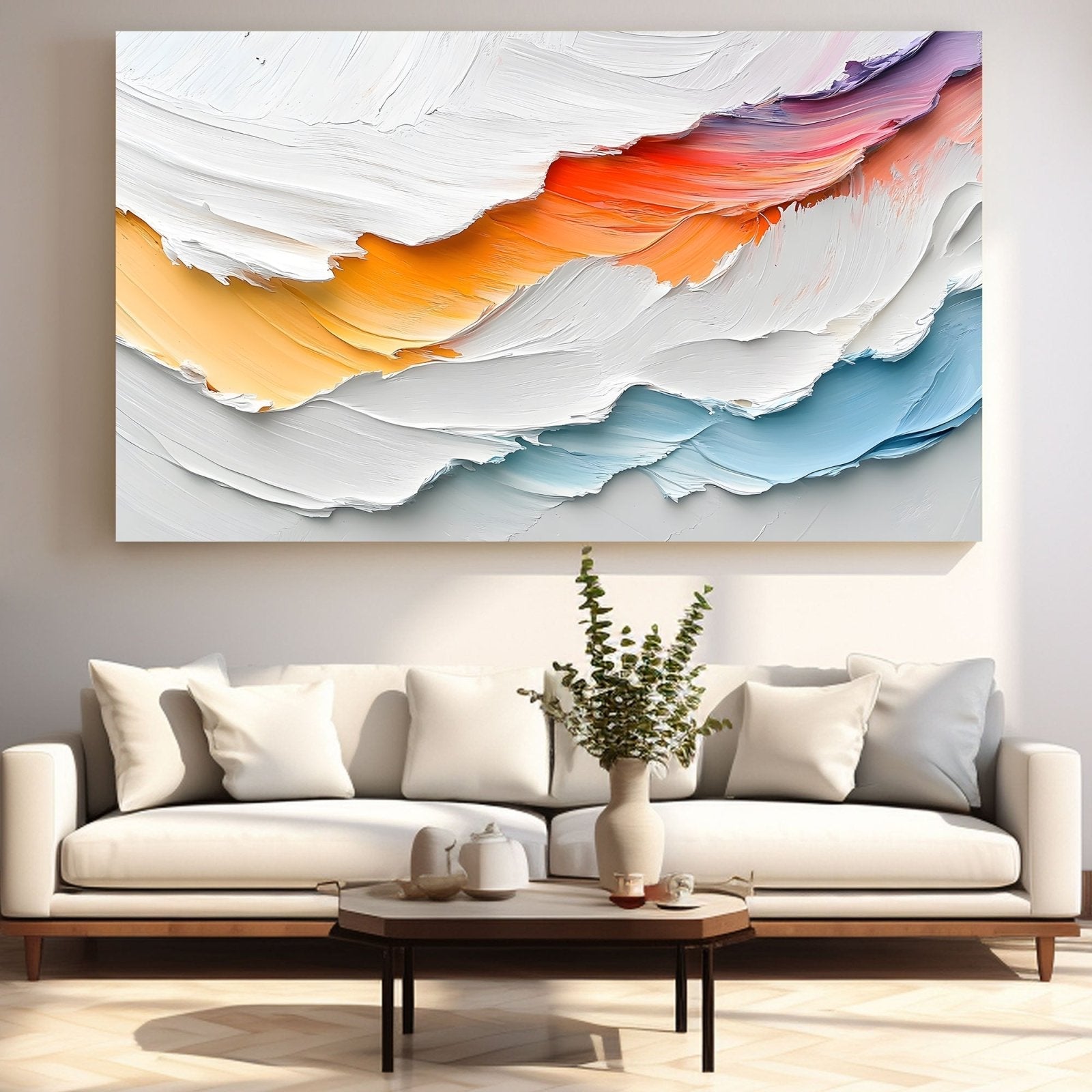 Abstract Painting "Arcoíris de Sentidos"