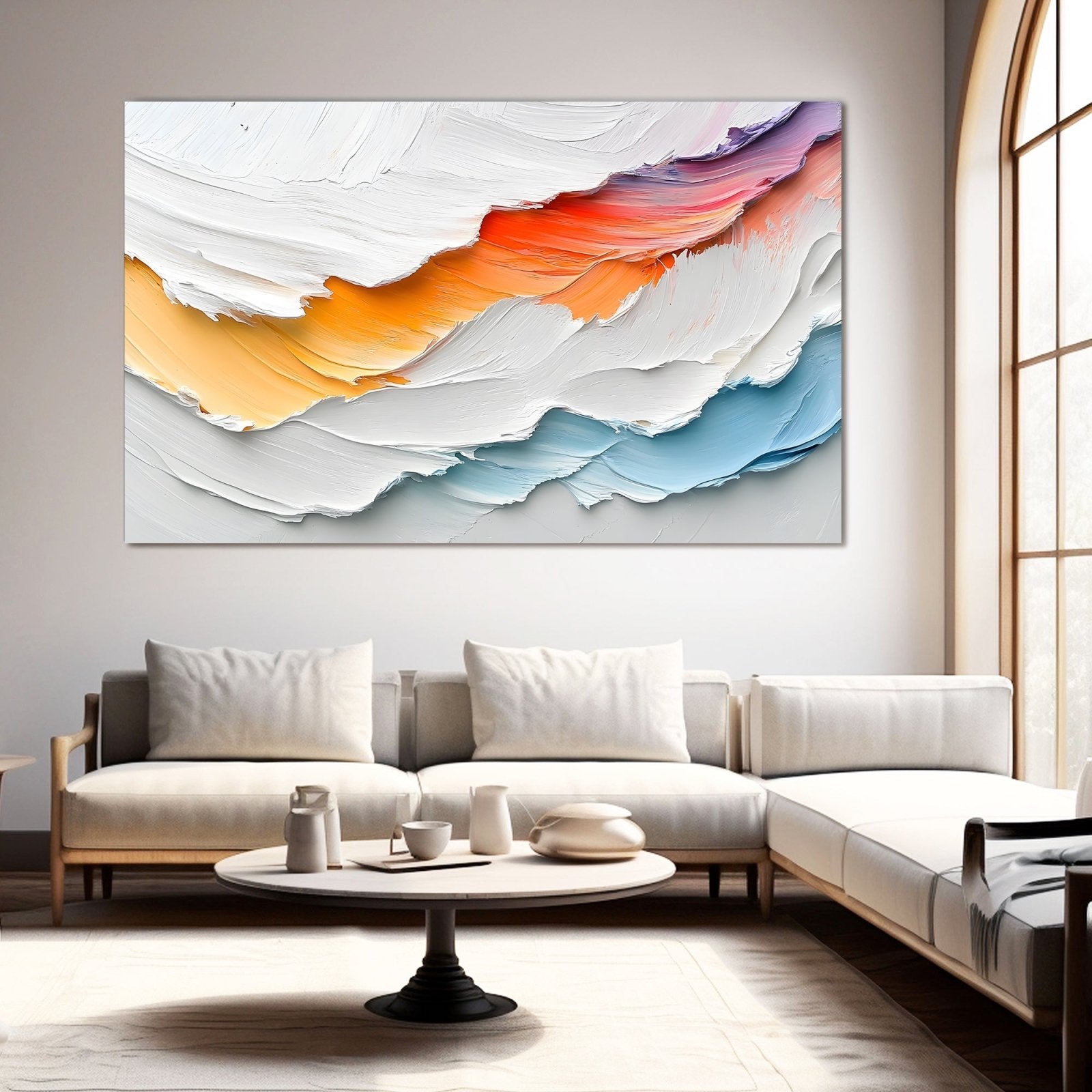 Abstract Painting "Arcoíris de Sentidos"