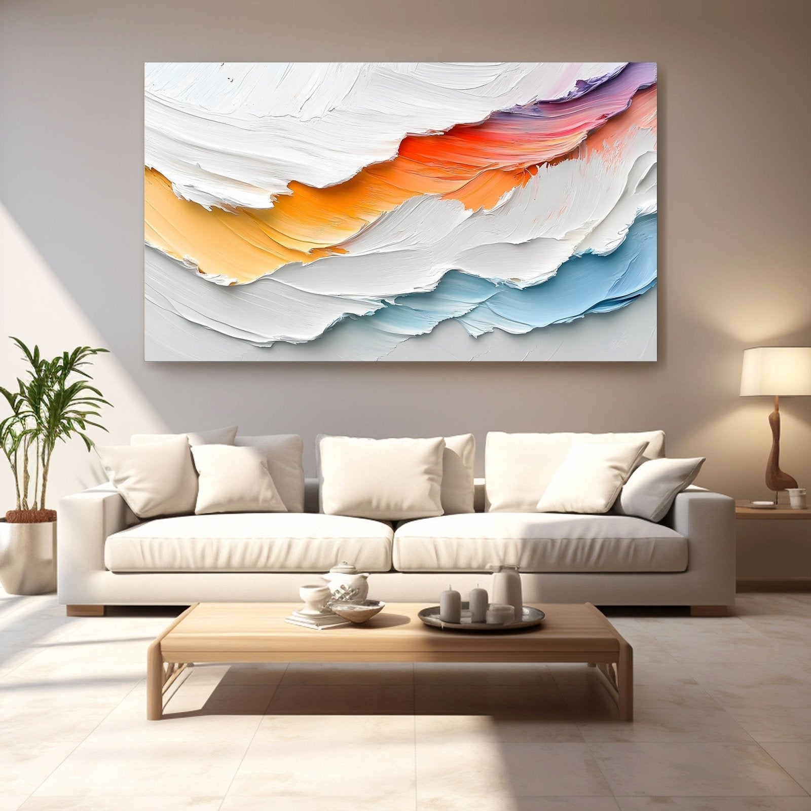 Abstract Painting "Arcoíris de Sentidos"