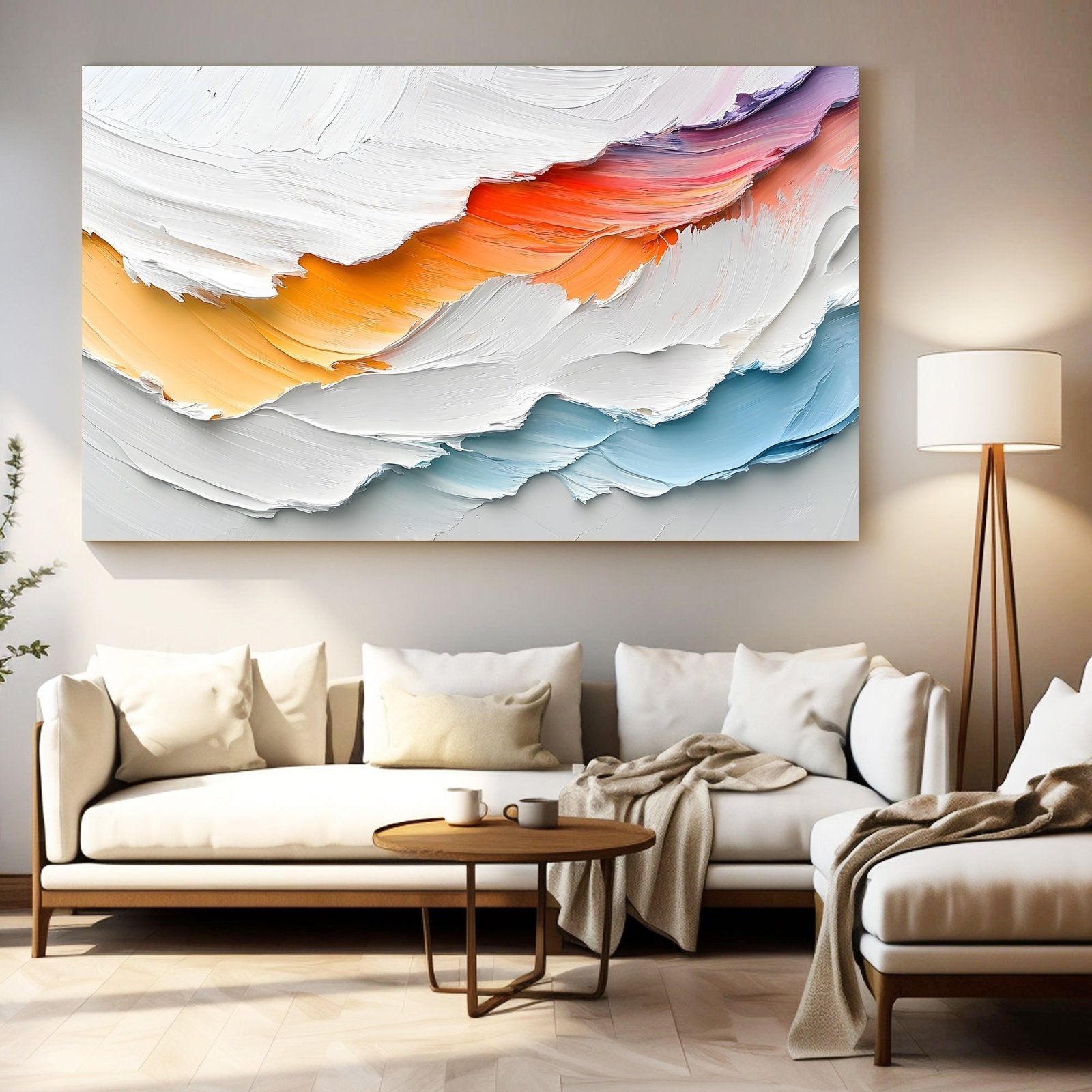 Abstract Painting "Arcoíris de Sentidos"