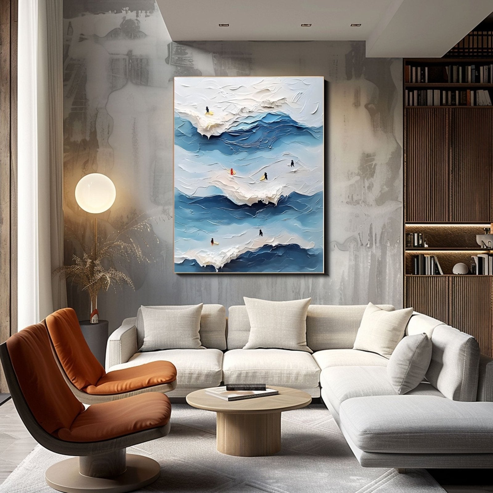 Abstract Painting "Armonía Marina"