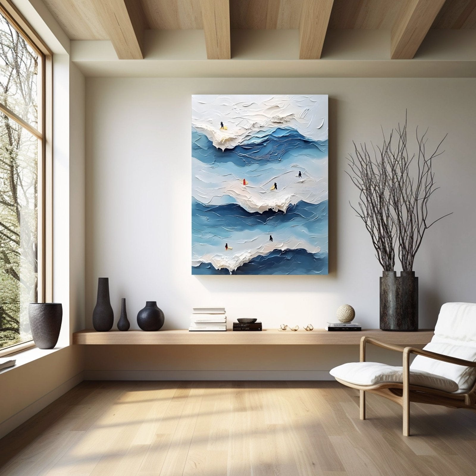 Abstract Painting "Armonía Marina"