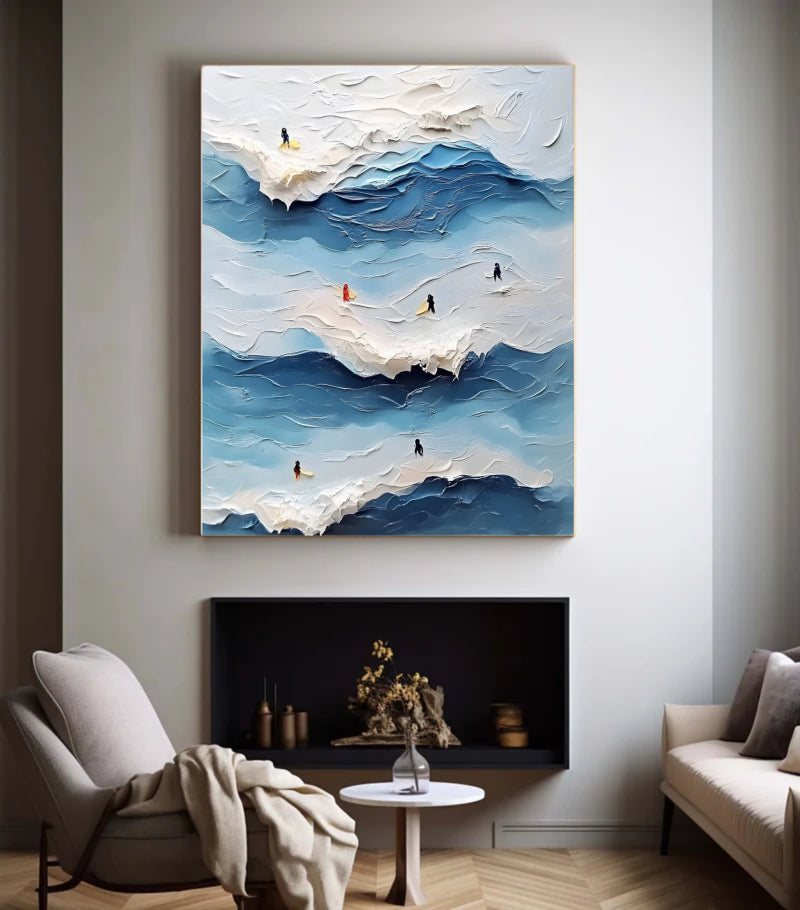 Abstract Painting "Armonía Marina"