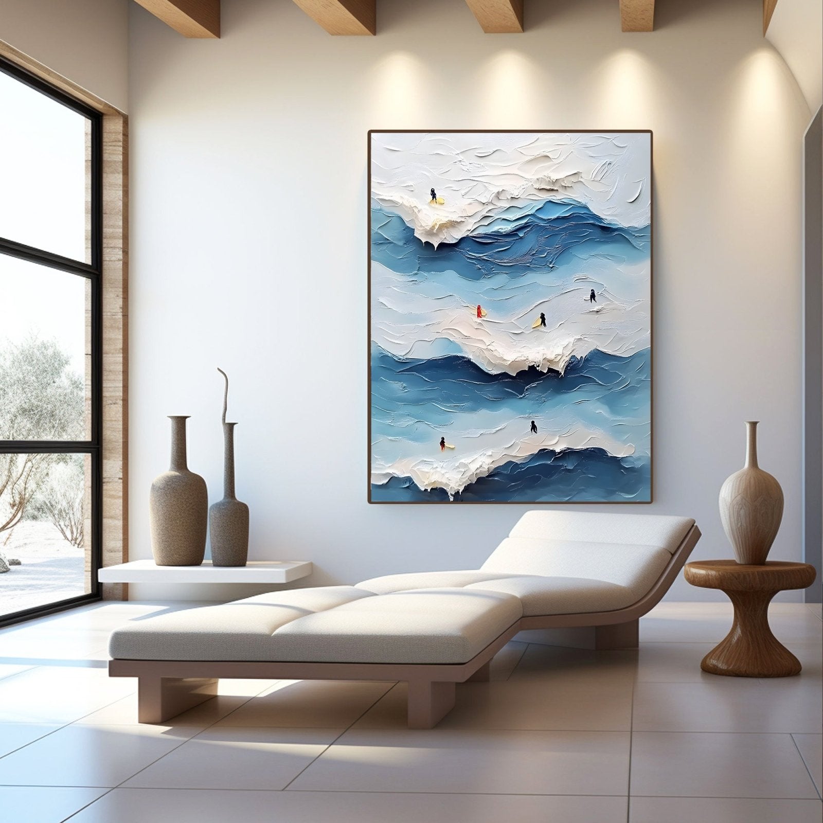 Abstract Painting "Armonía Marina"