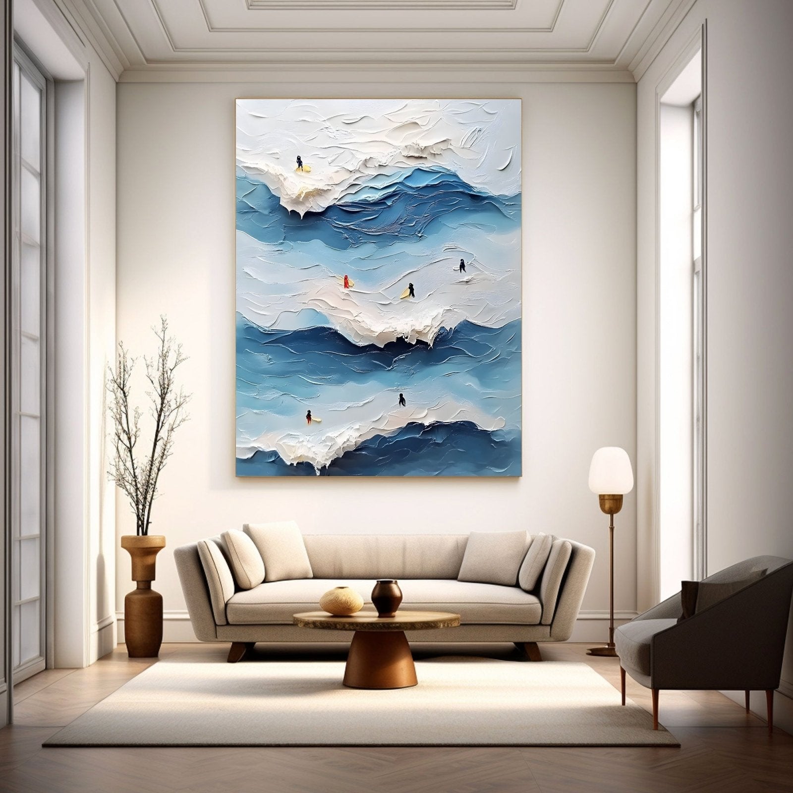 Abstract Painting "Armonía Marina"