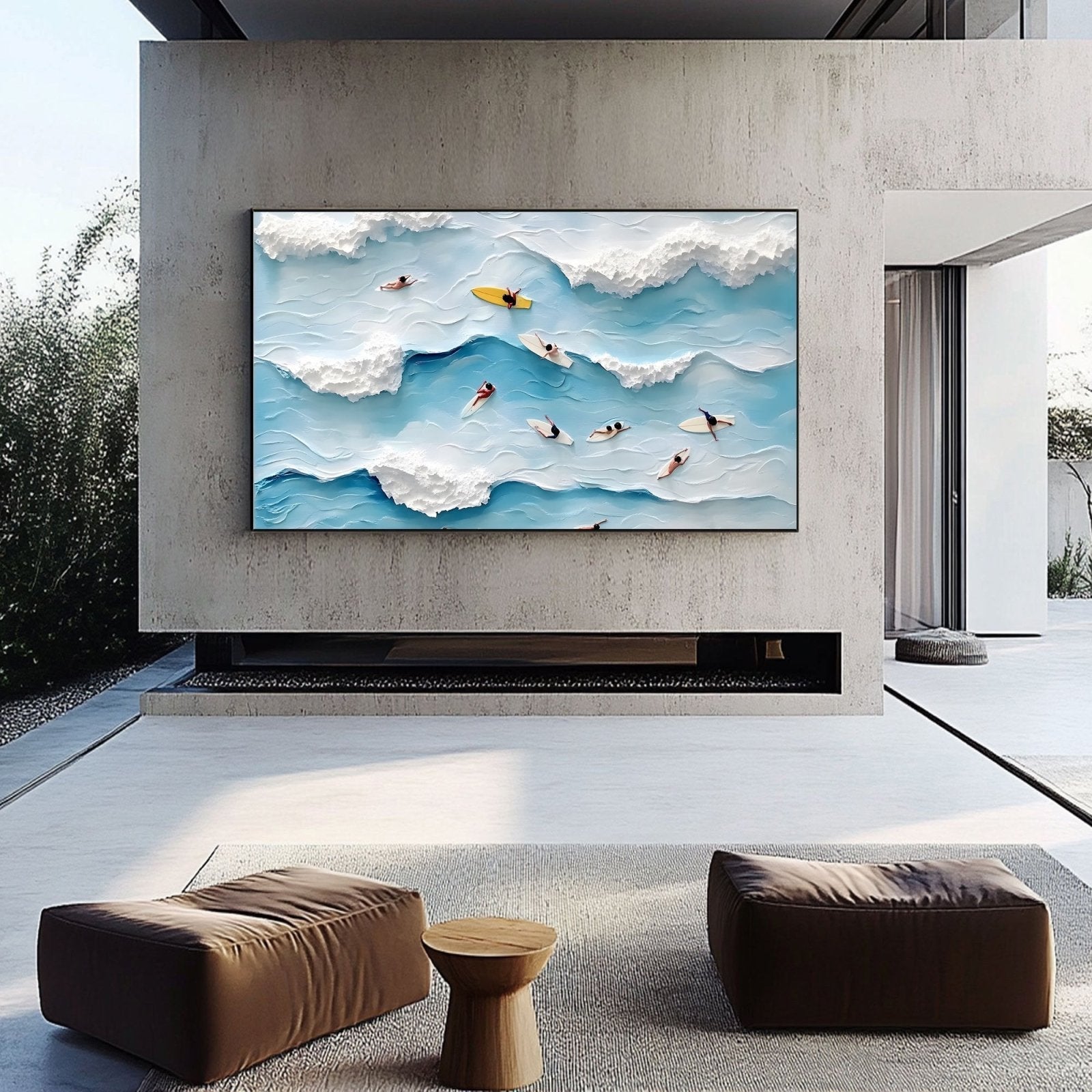 Abstract Painting "ArteMarino"