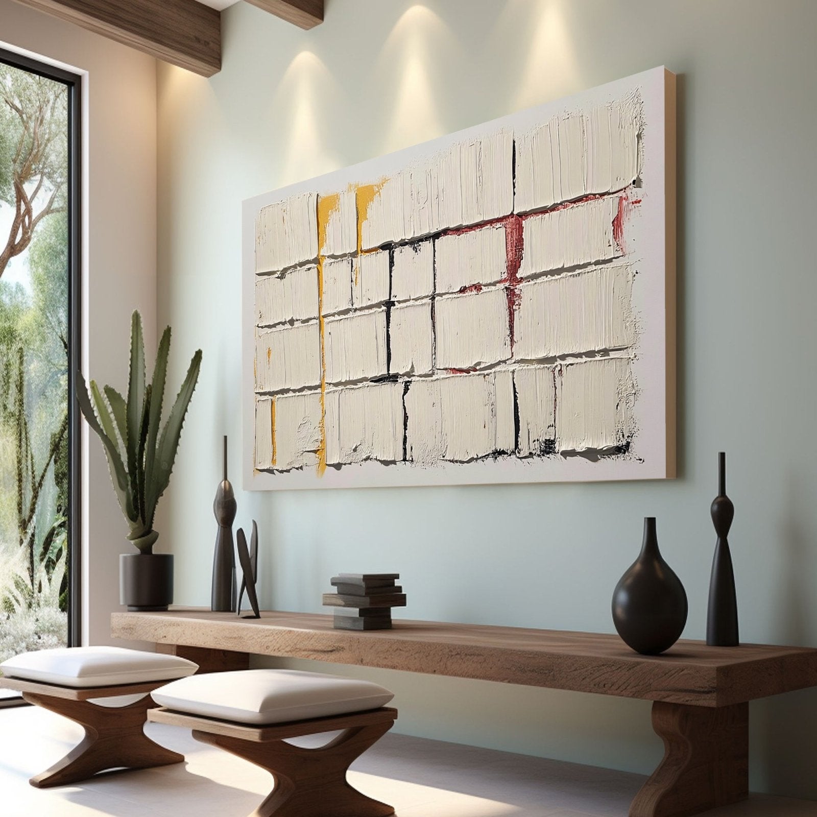 Abstract Painting "Balance de Formas"