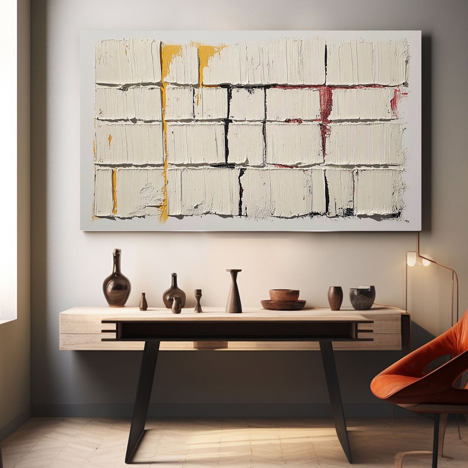 Abstract Painting "Balance de Formas"