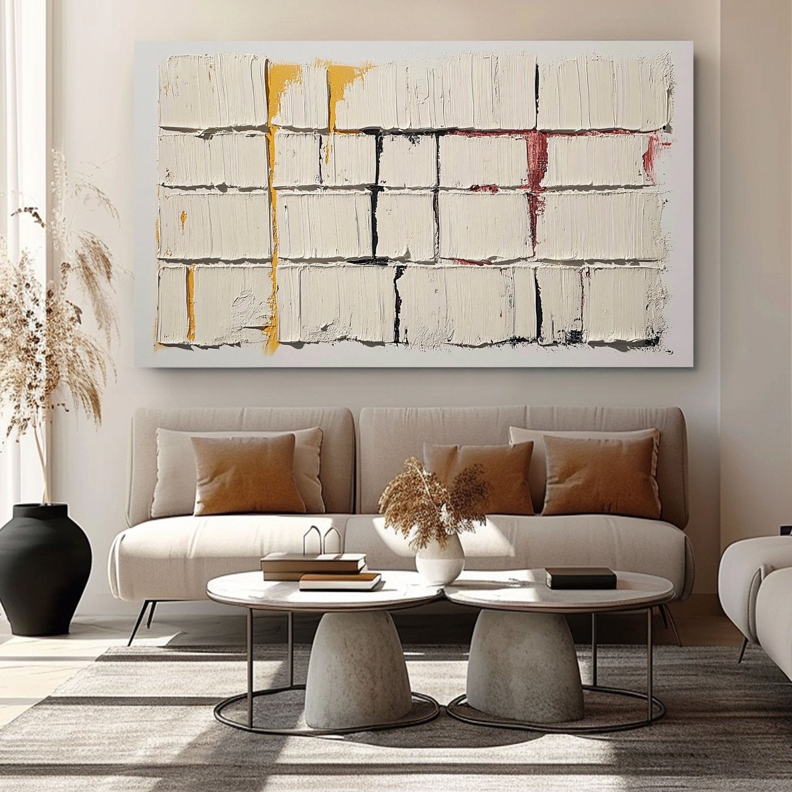 Abstract Painting "Balance de Formas"