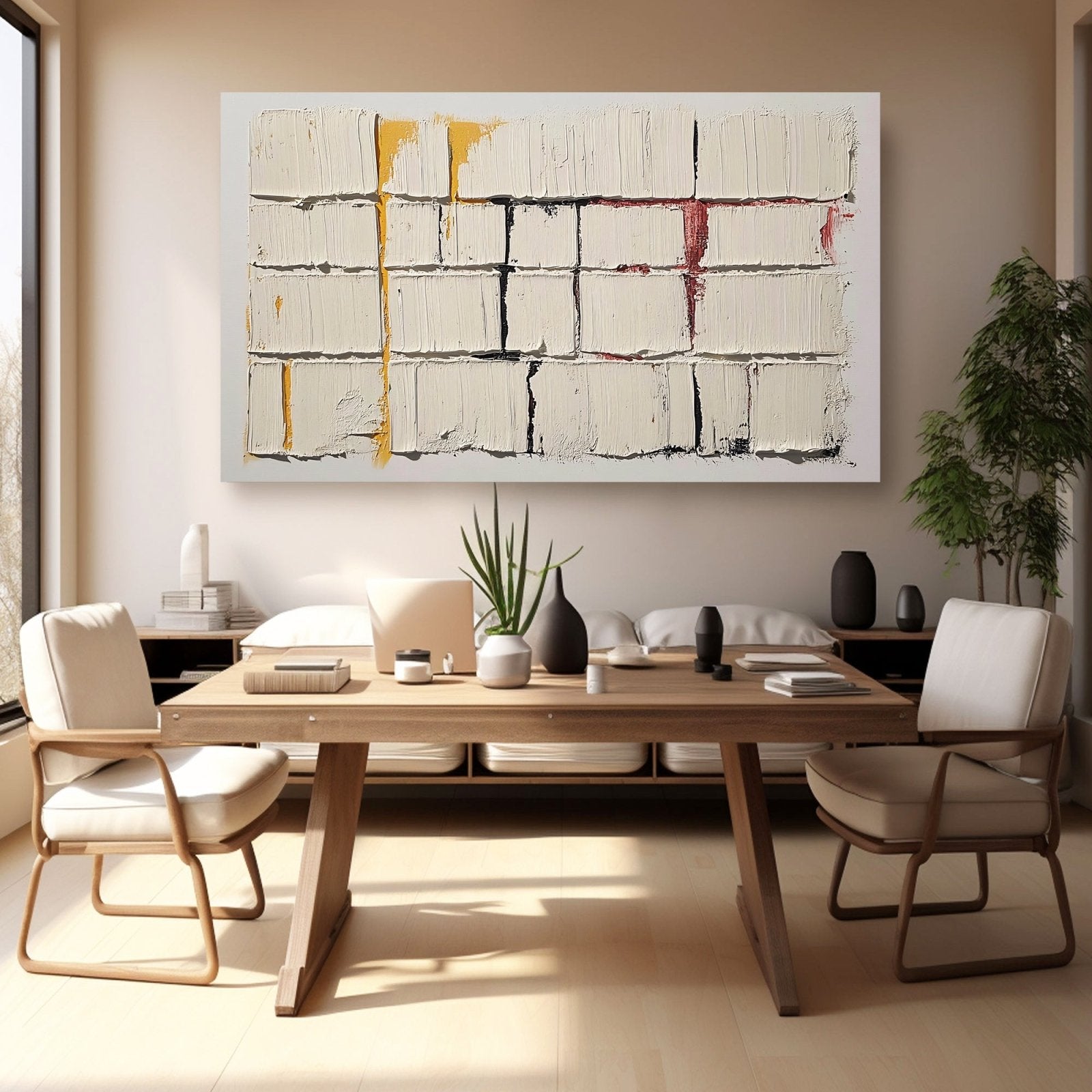 Abstract Painting "Balance de Formas"