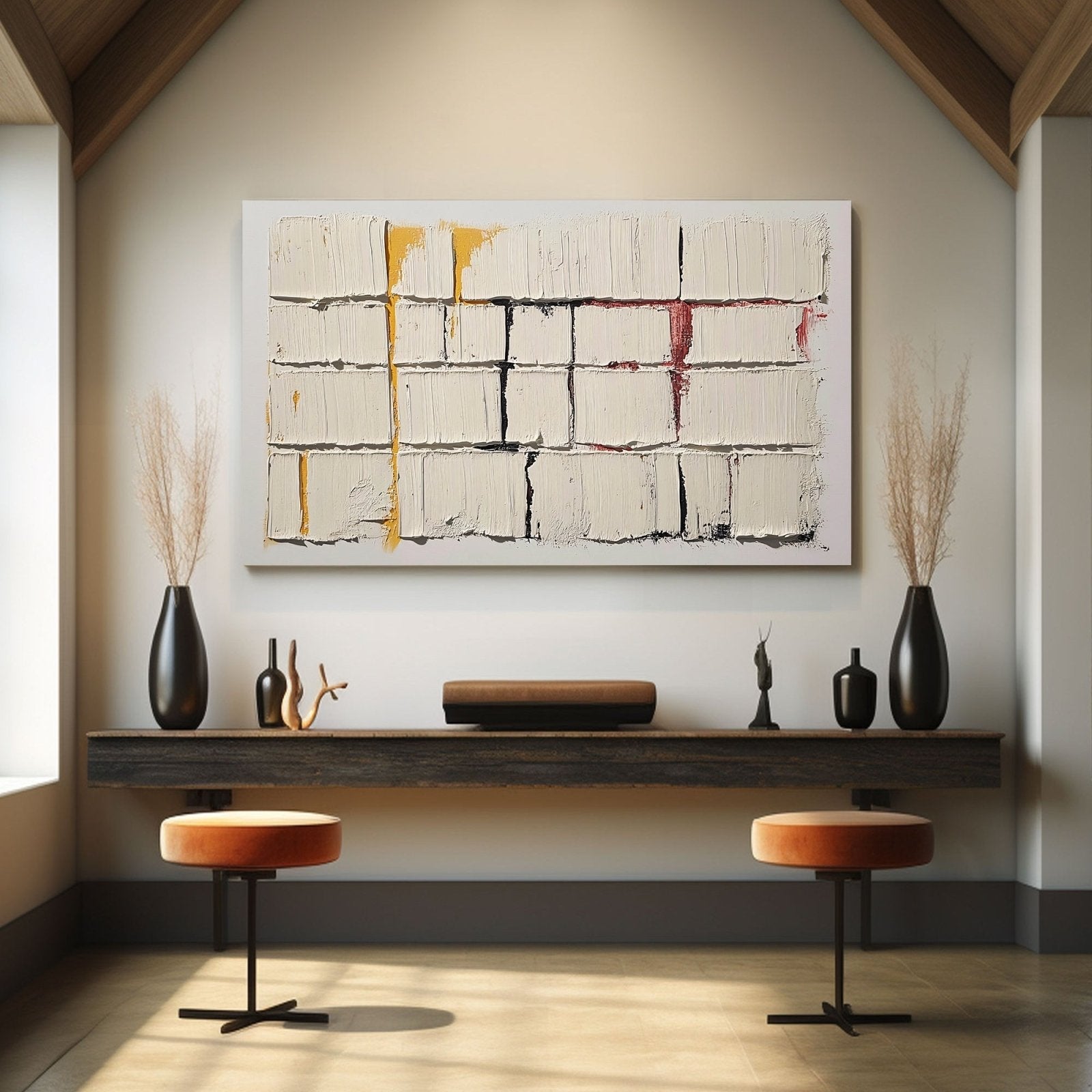 Abstract Painting "Balance de Formas"