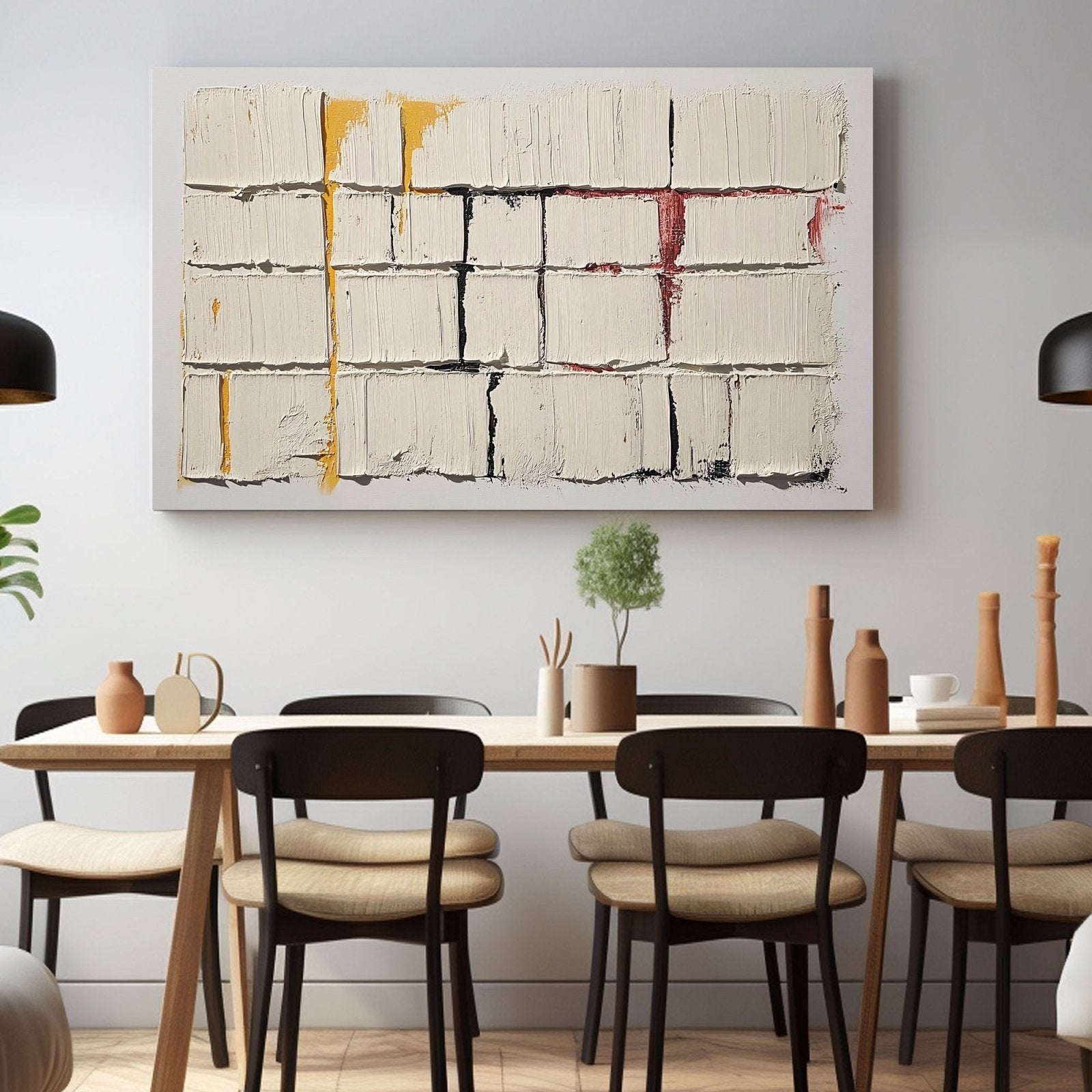 Abstract Painting "Balance de Formas"