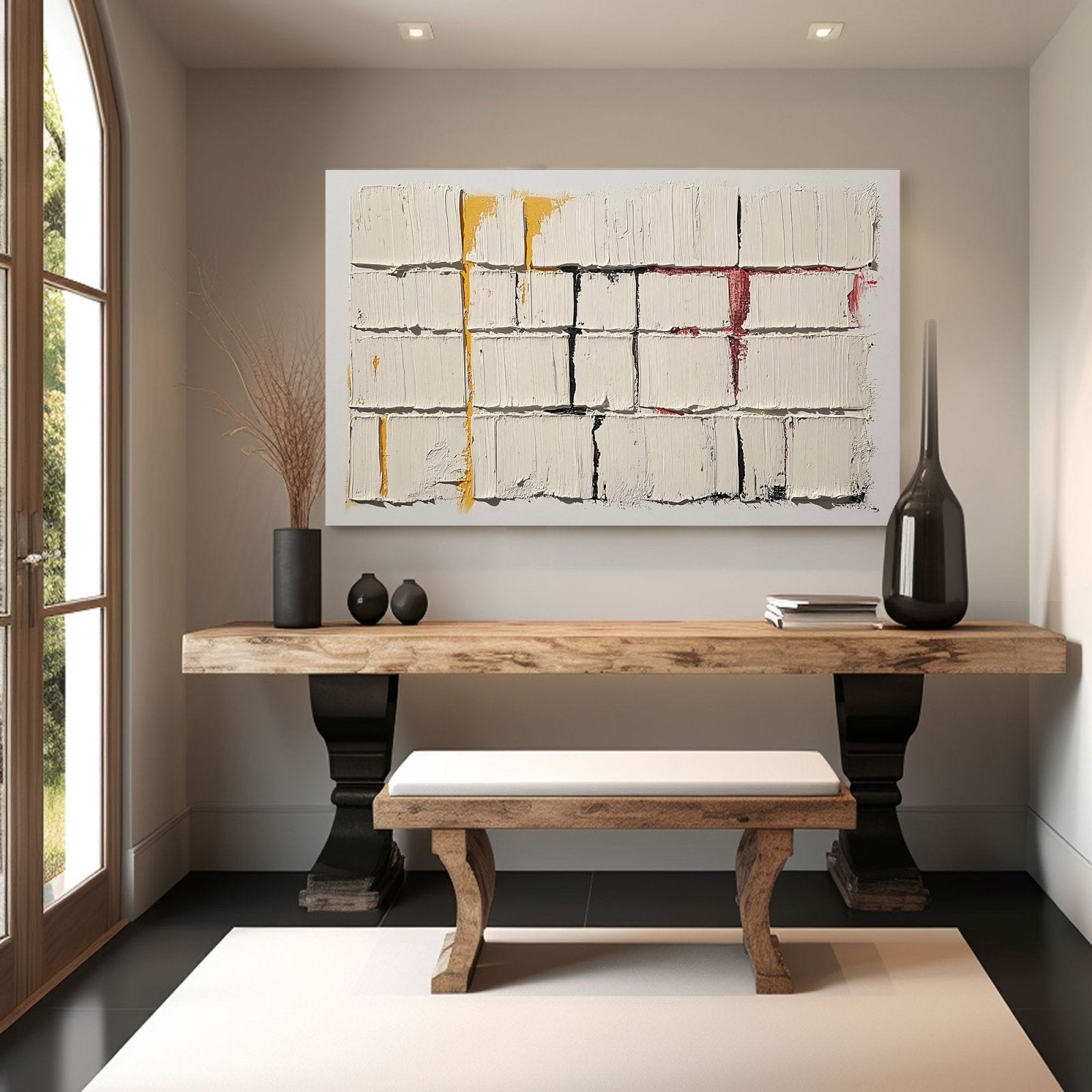 Abstract Painting "Balance de Formas"