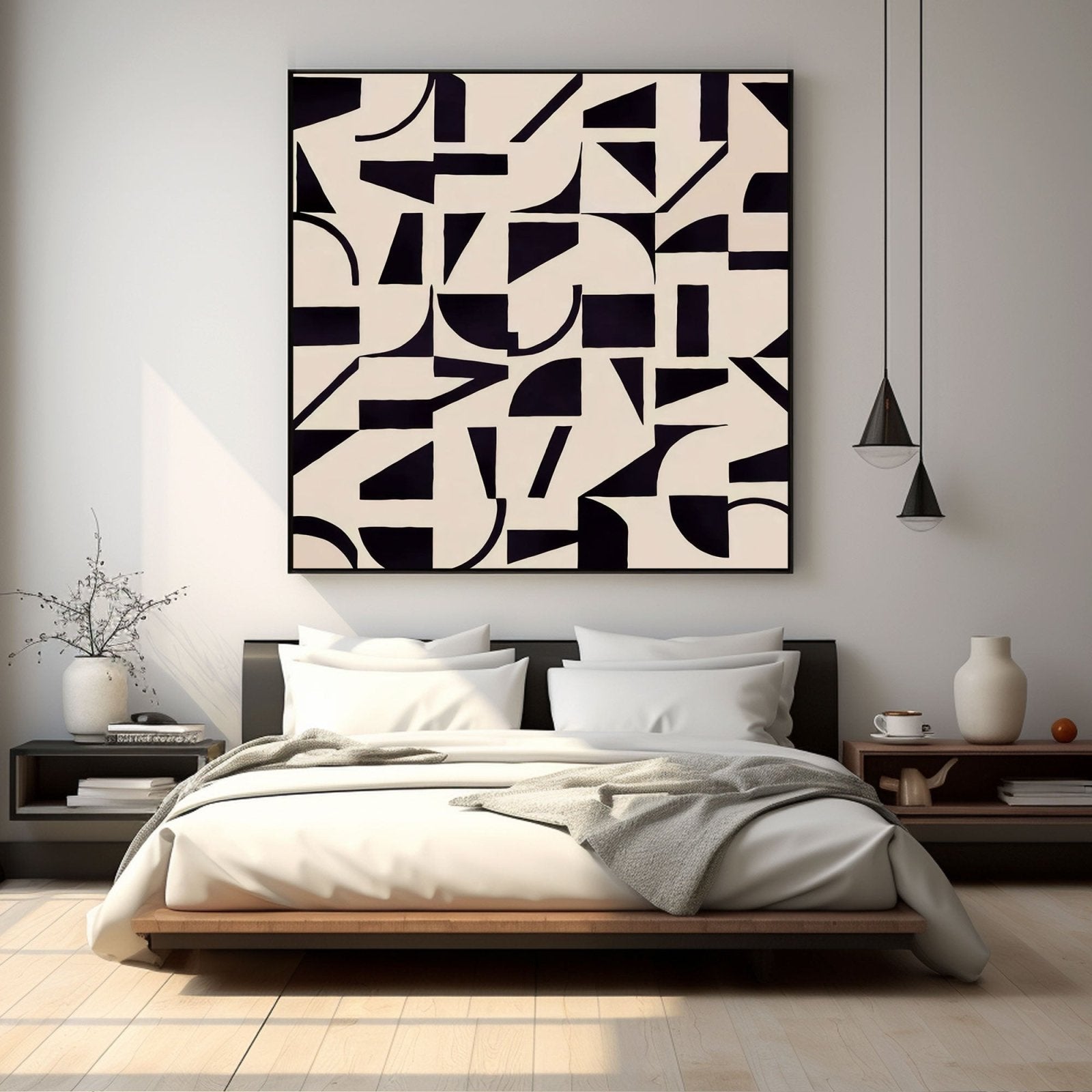 Abstract Painting "Bound by Opposites"