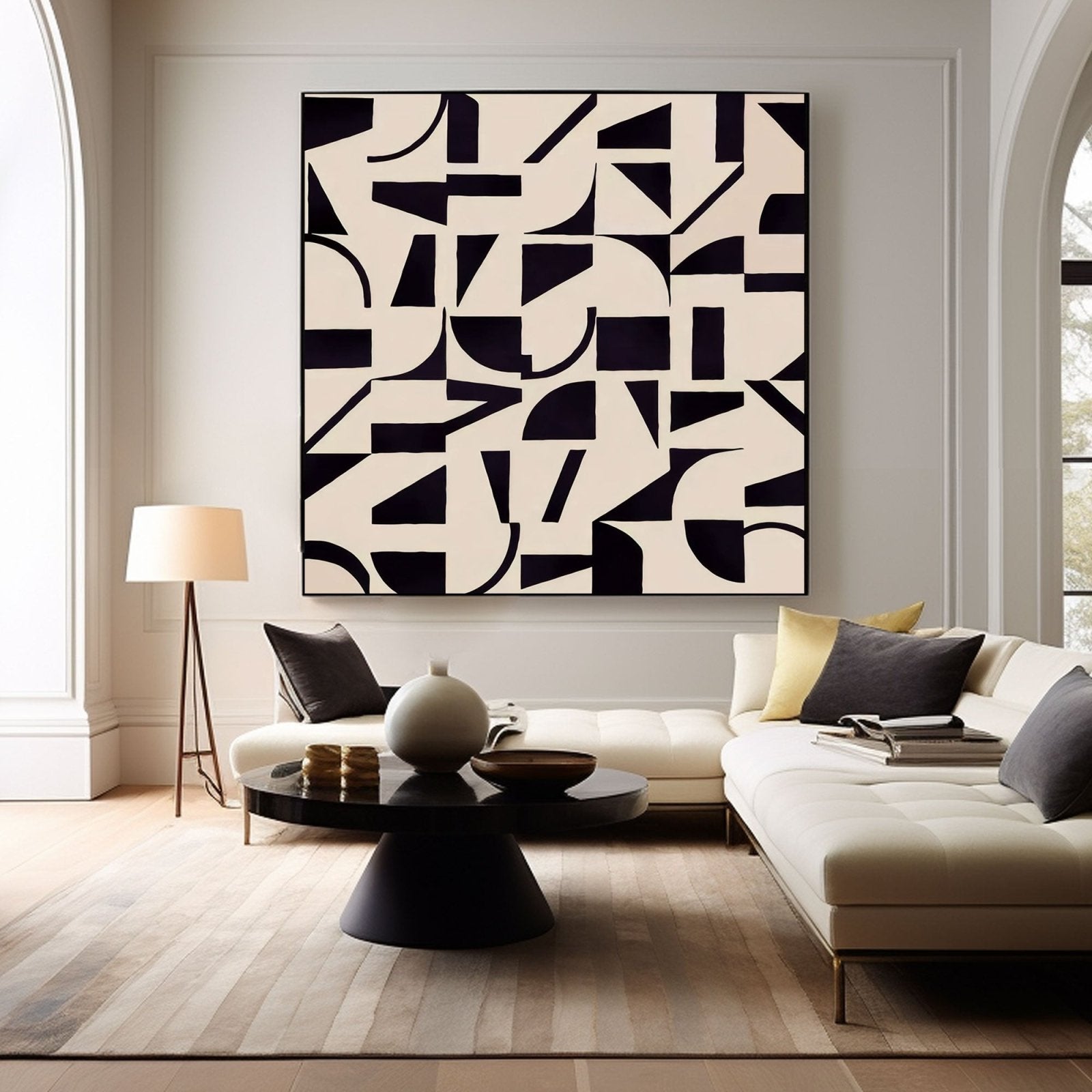 Abstract Painting "Bound by Opposites"
