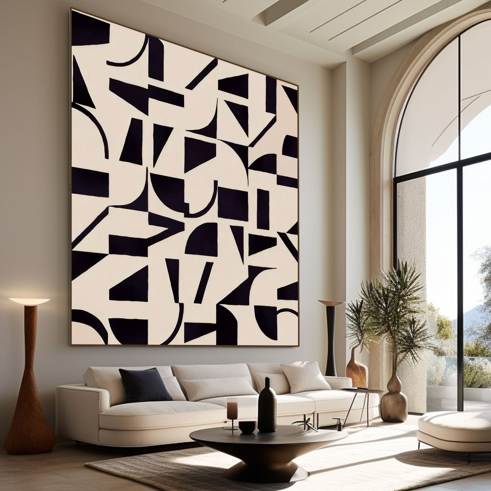 Abstract Painting "Bound by Opposites"