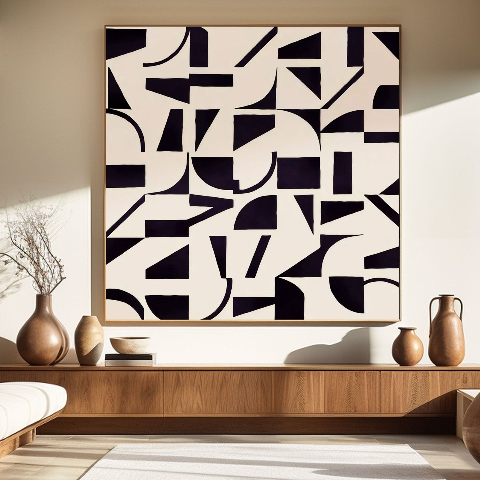 Abstract Painting "Bound by Opposites"