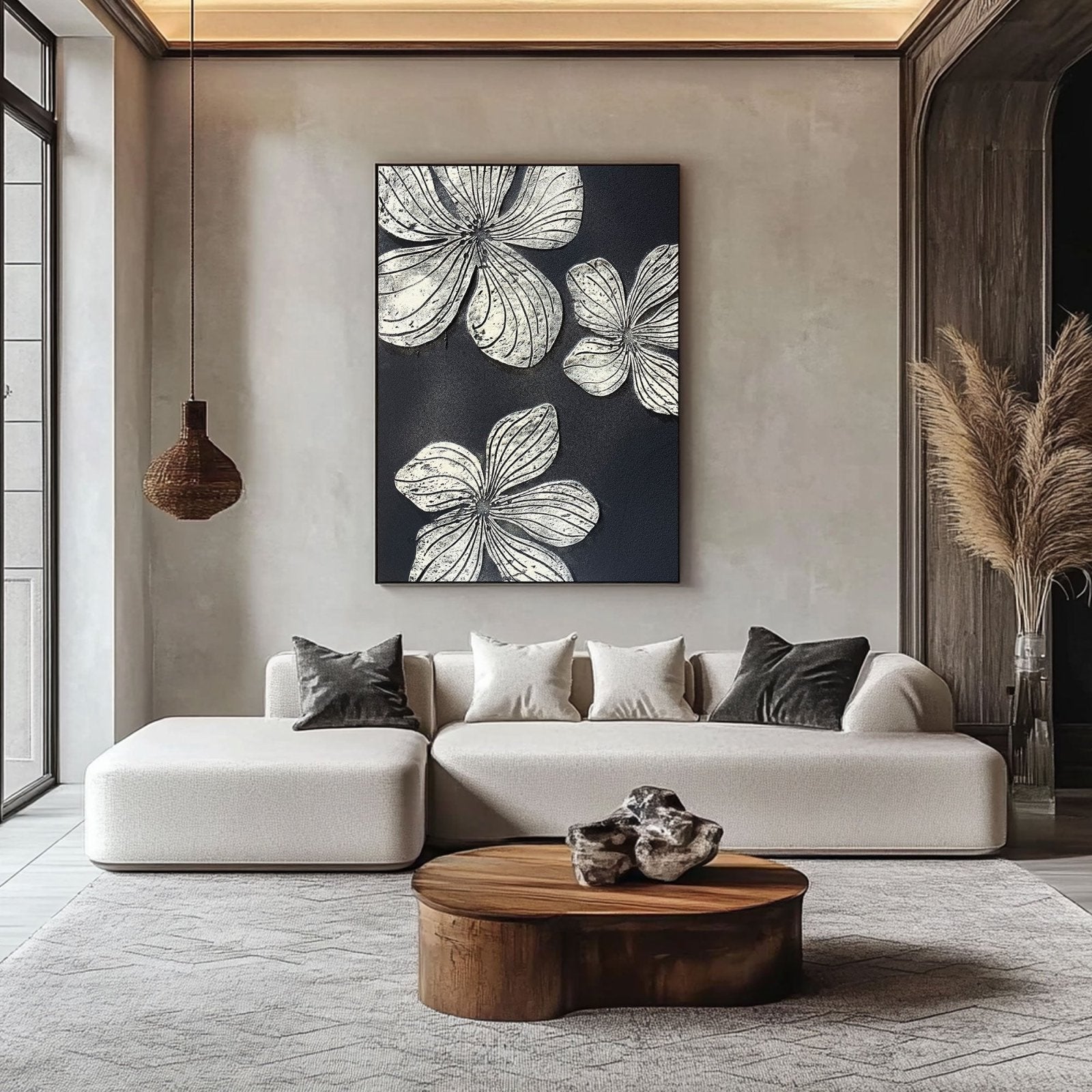 Abstract Painting "Élodie Roseombre"